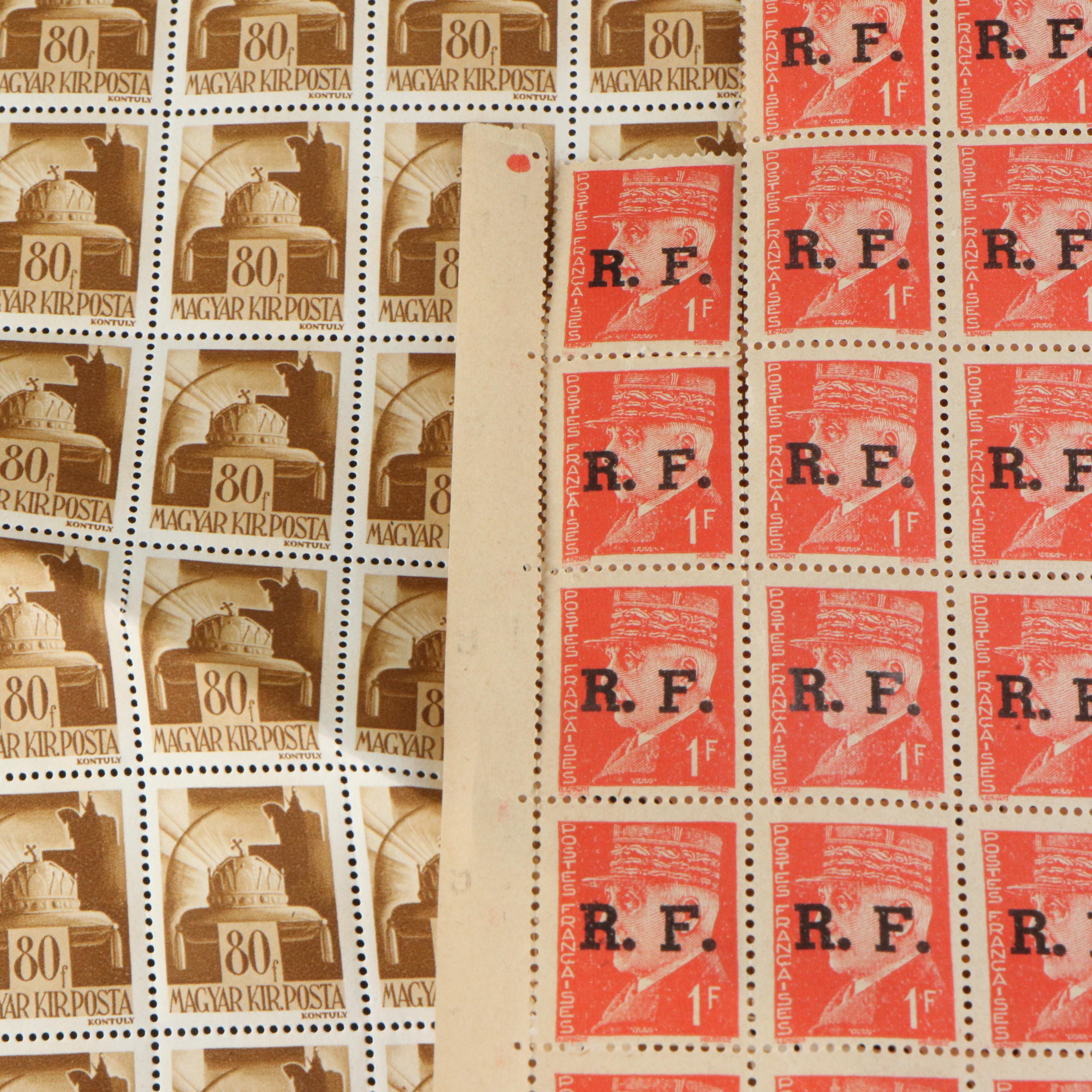 Collection of International Mint Sheets and Postal Covers
