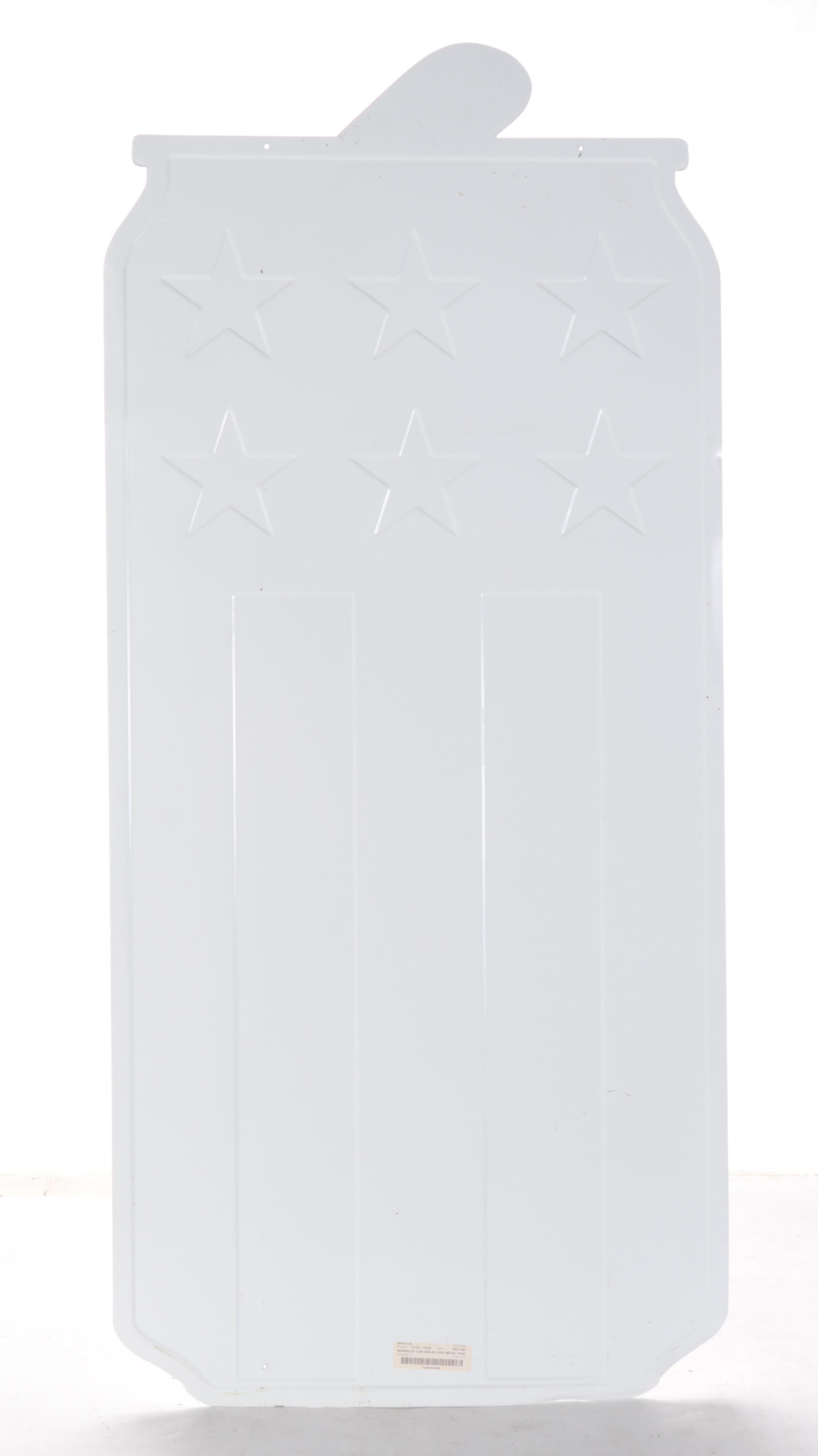 Miller Lite American Flag Beer Can Sign