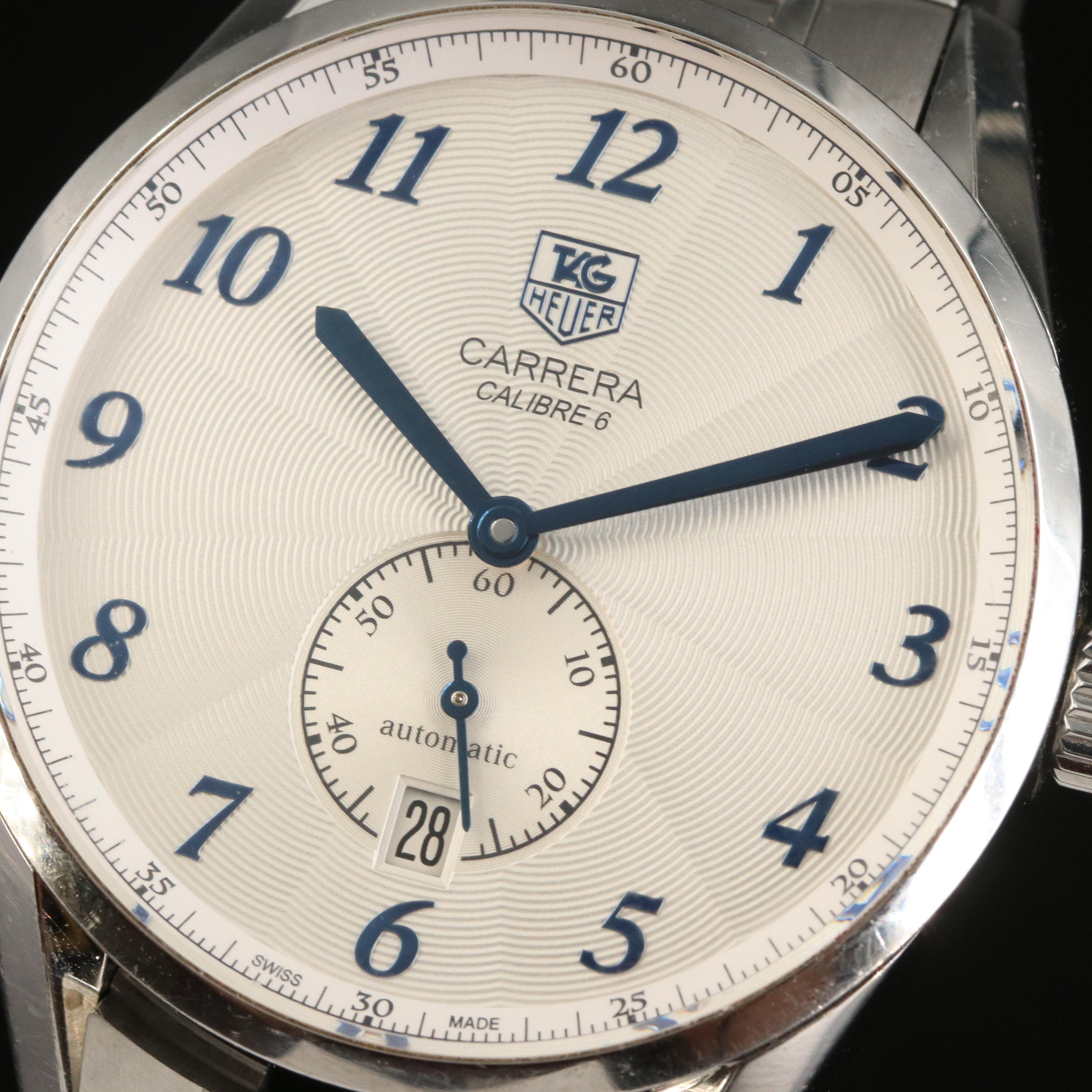 TAG Heuer Carrera Calibra 6 Automatic Stainless Steel with Date Watch