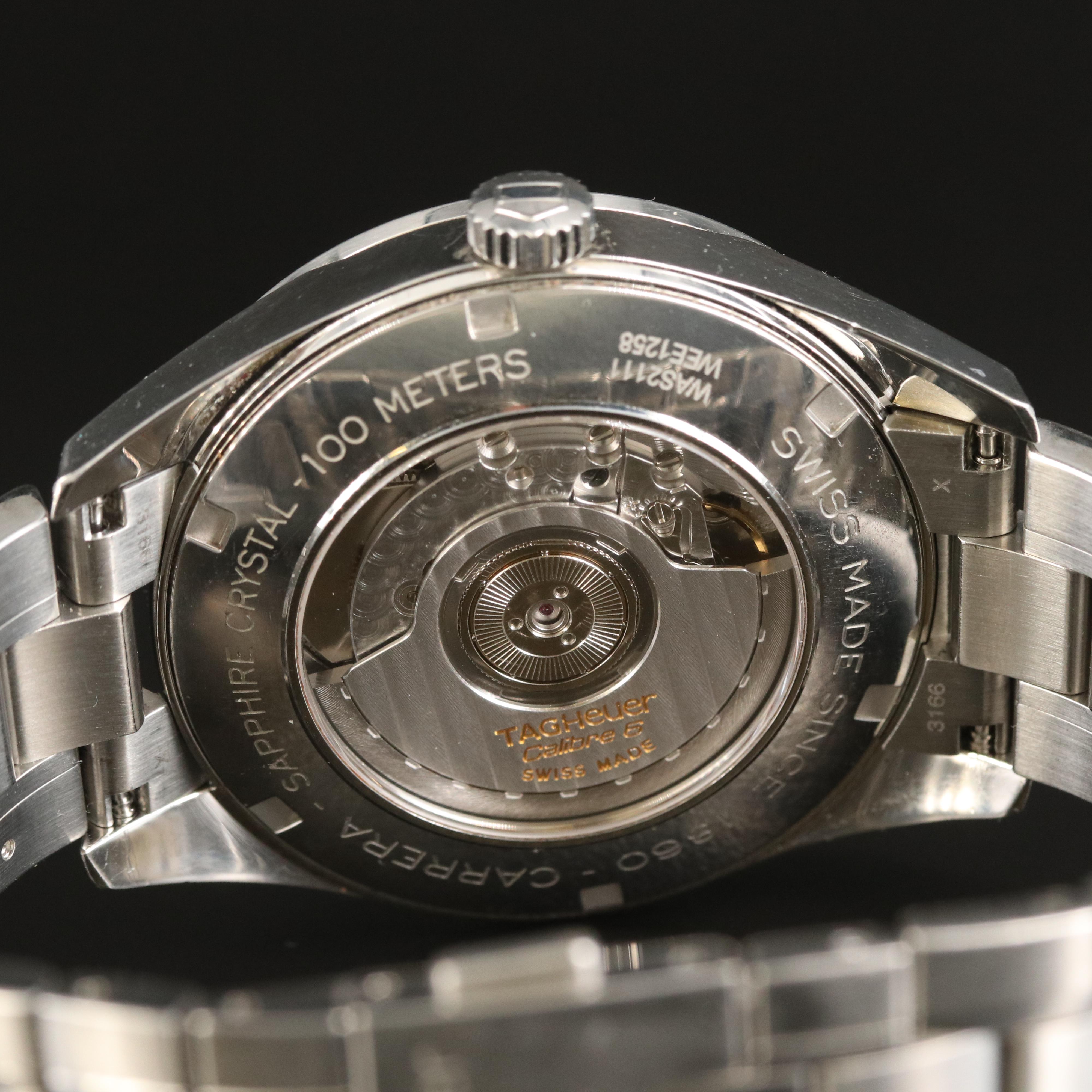 TAG Heuer Carrera Calibra 6 Automatic Stainless Steel with Date Watch