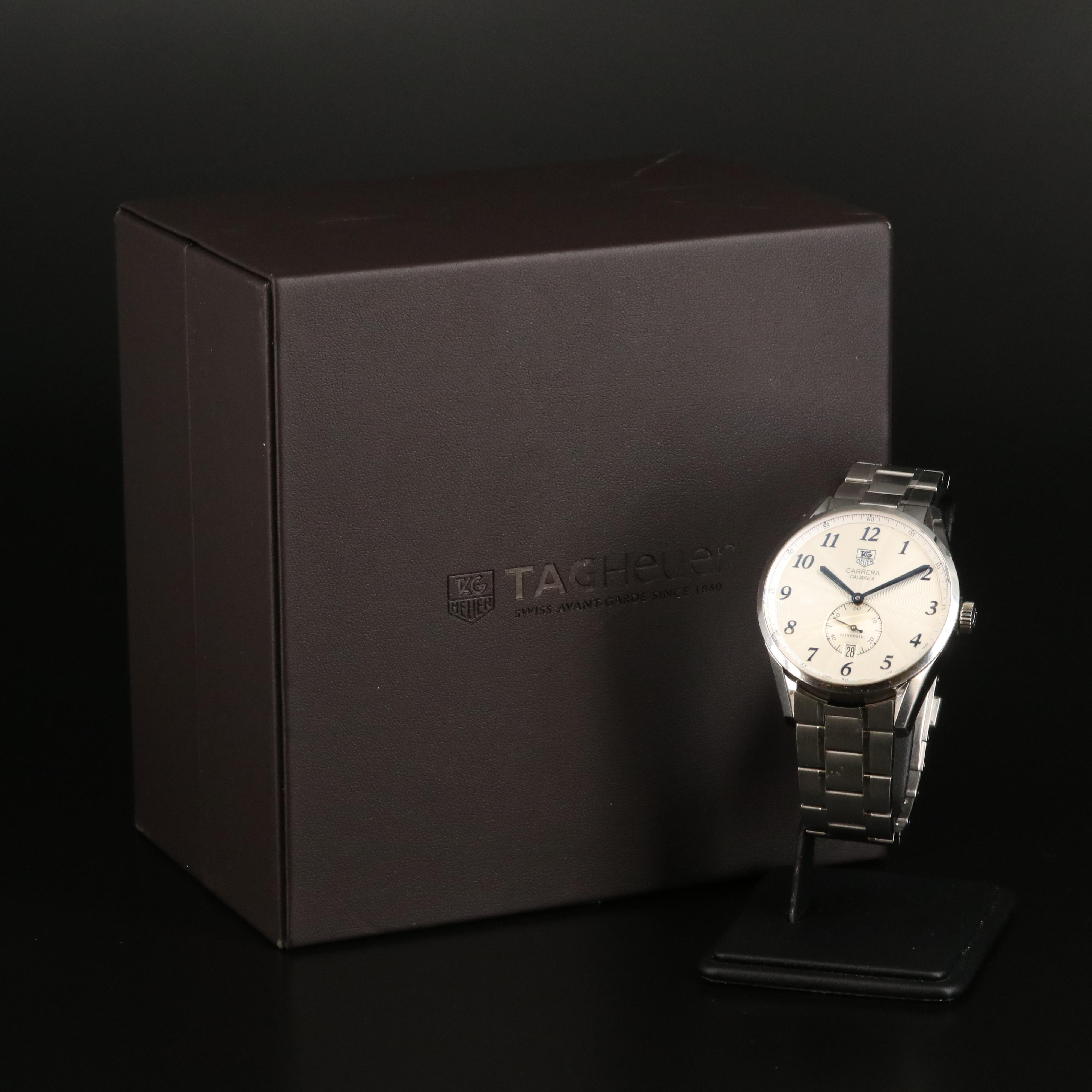 TAG Heuer Carrera Calibra 6 Automatic Stainless Steel with Date Watch