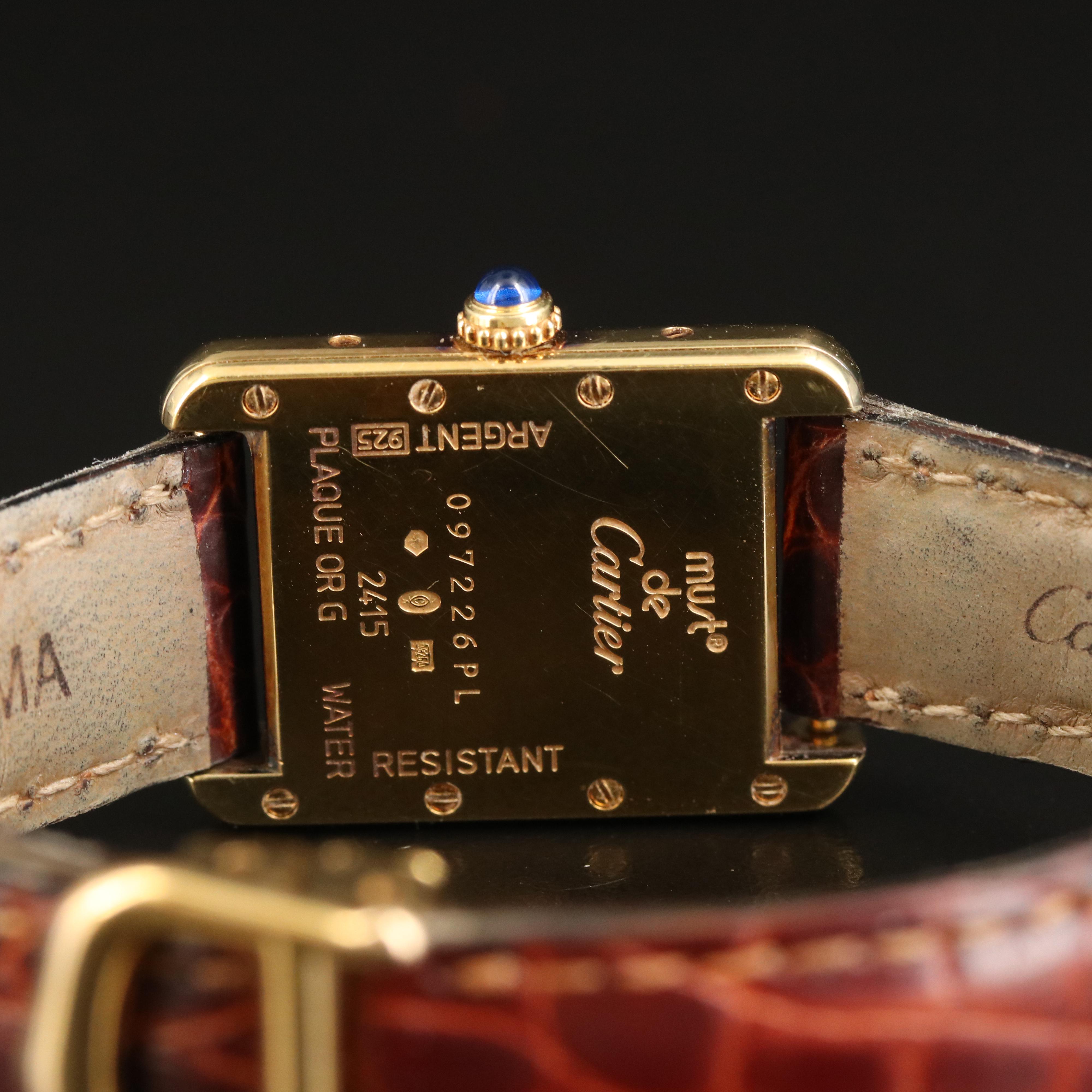 Cartier Must de Cartier Tank Quartz Watch