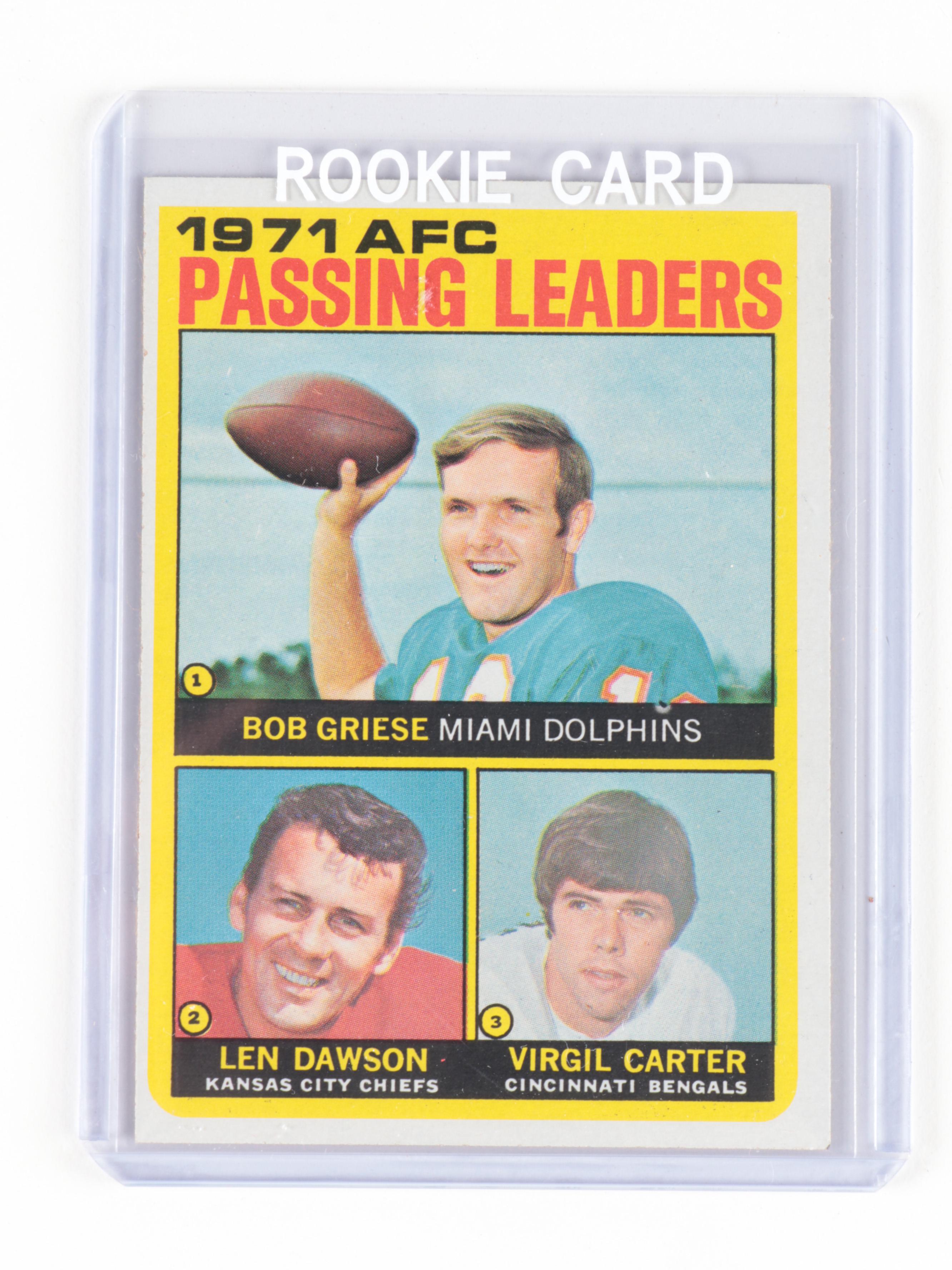 Topps Cincinnati Bengals Rookie Football Cards With Griffin, More, 1970s–1990s
