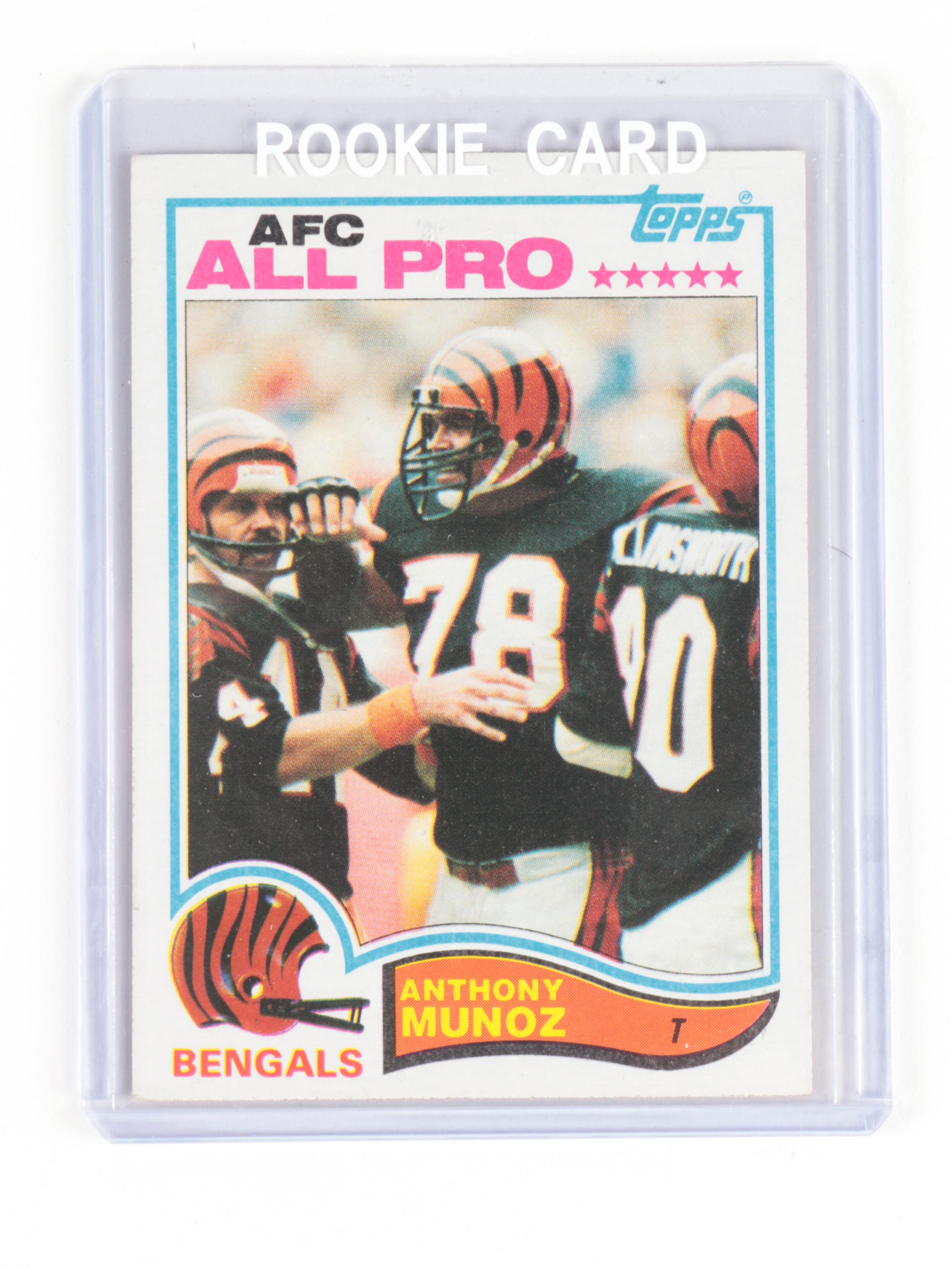 Topps Cincinnati Bengals Rookie Football Cards With Griffin, More, 1970s–1990s