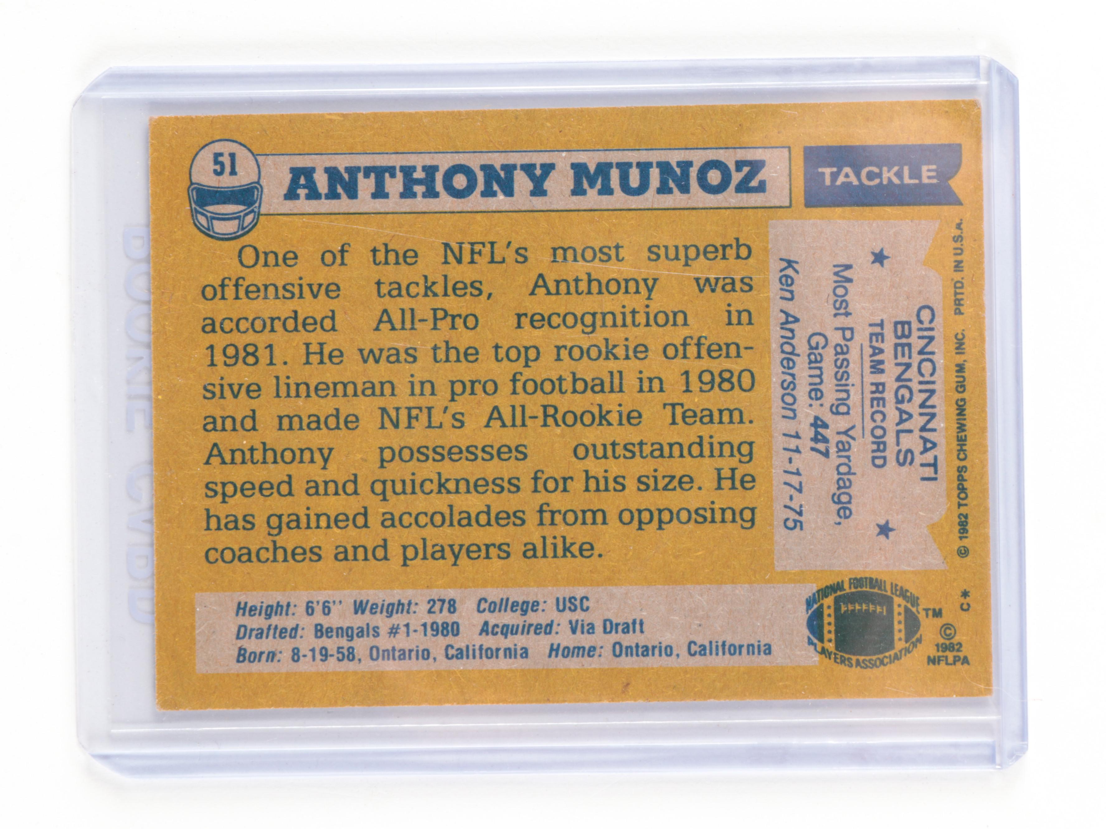 Topps Cincinnati Bengals Rookie Football Cards With Griffin, More, 1970s–1990s