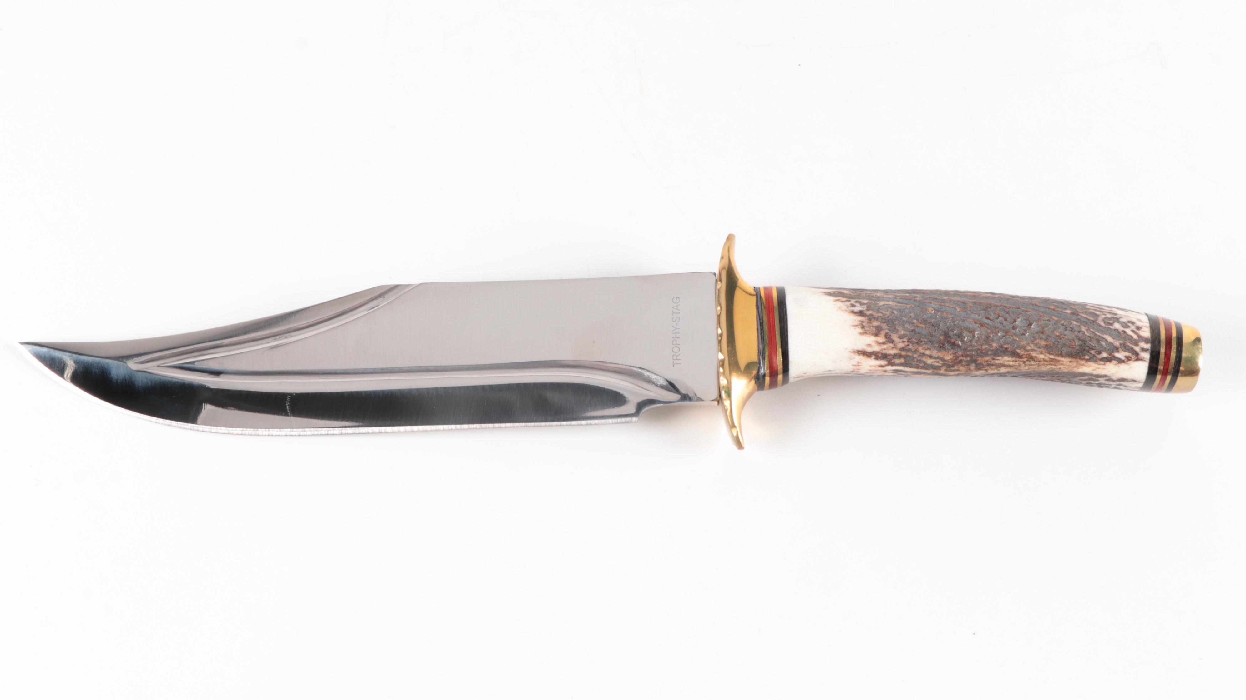 Fox n Hound Bowie Knife With Frost Cutlery and Other Fixed Blade Knives, Sheaths