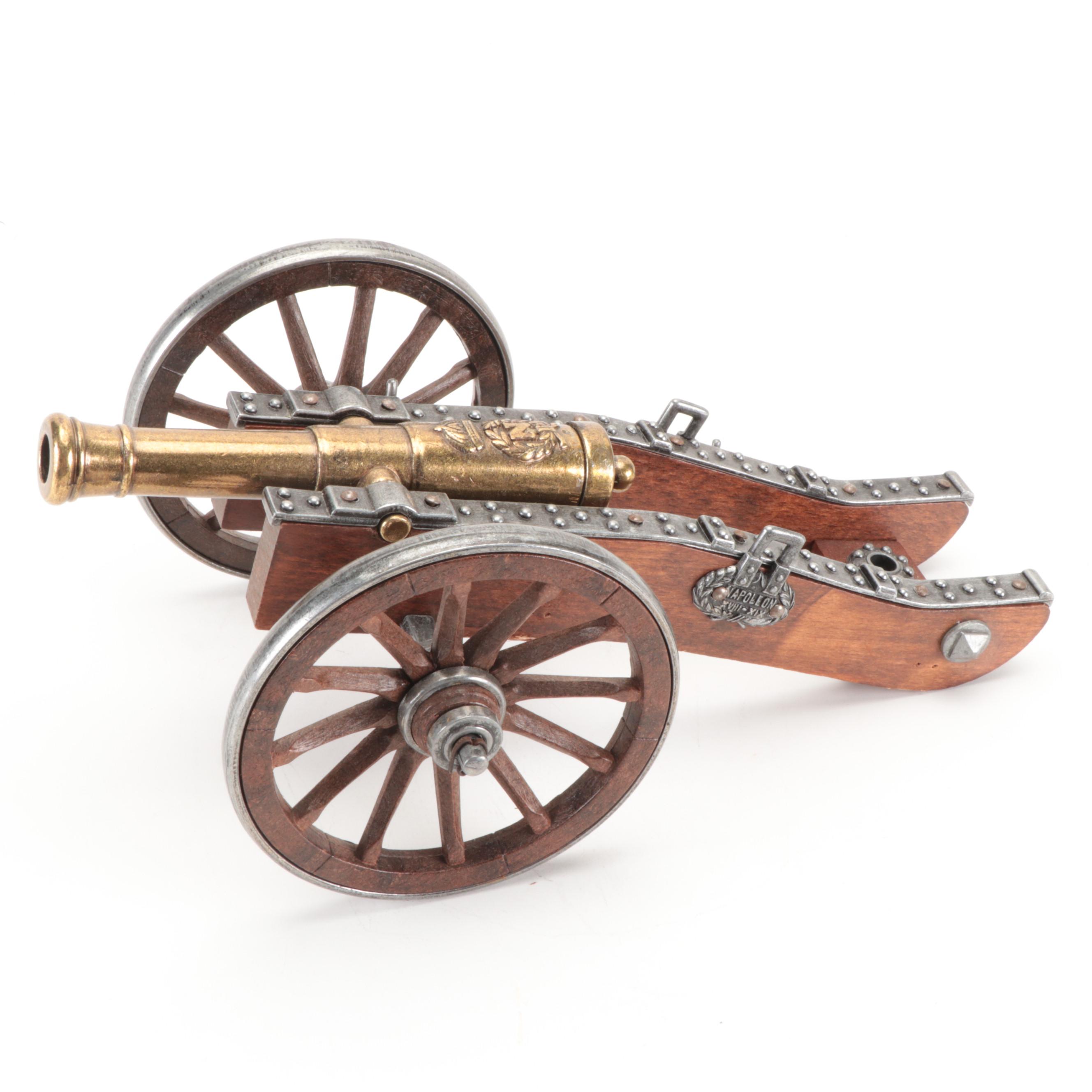 Denix Replica Napoleon Cannon With Catapult and Chest