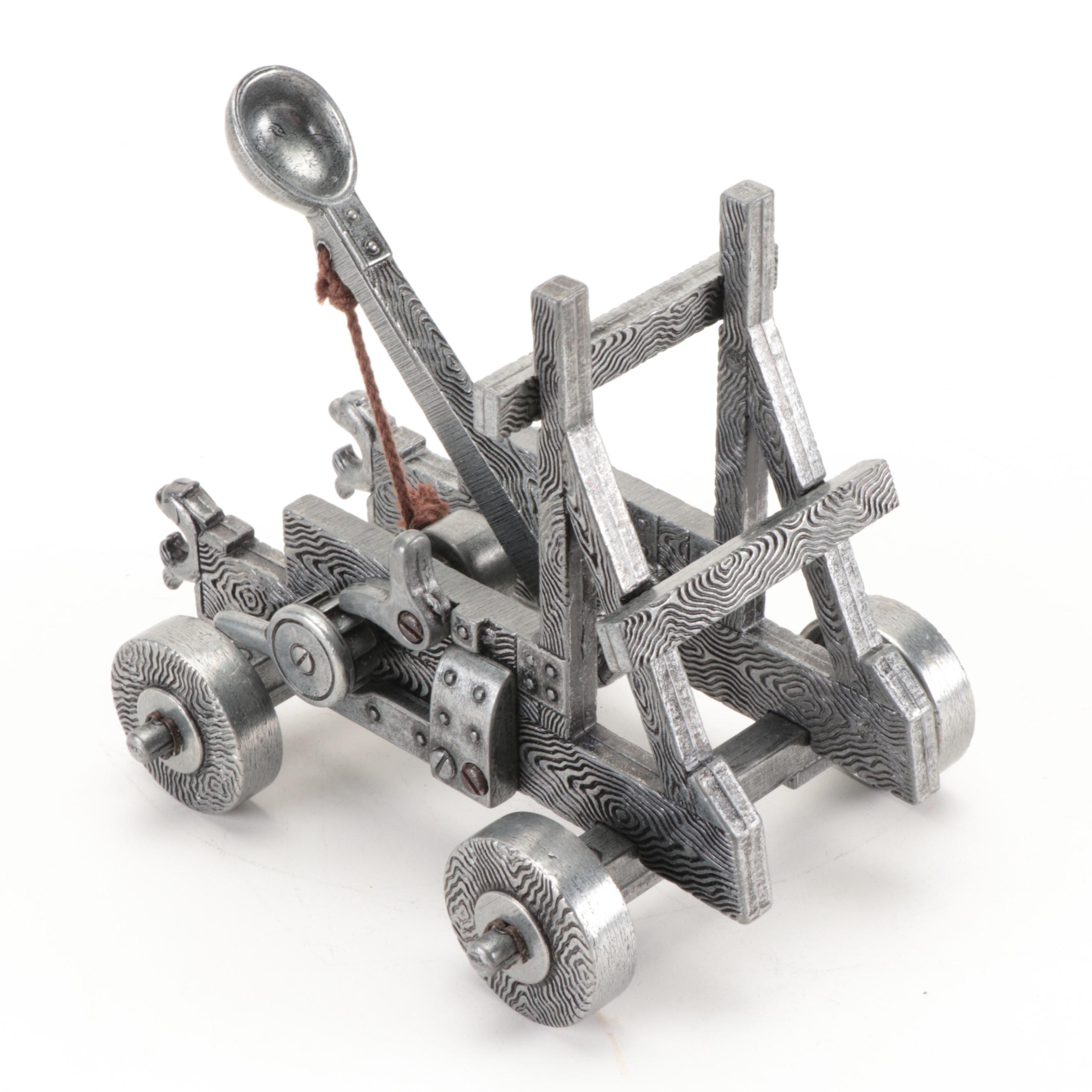 Denix Replica Napoleon Cannon With Catapult and Chest