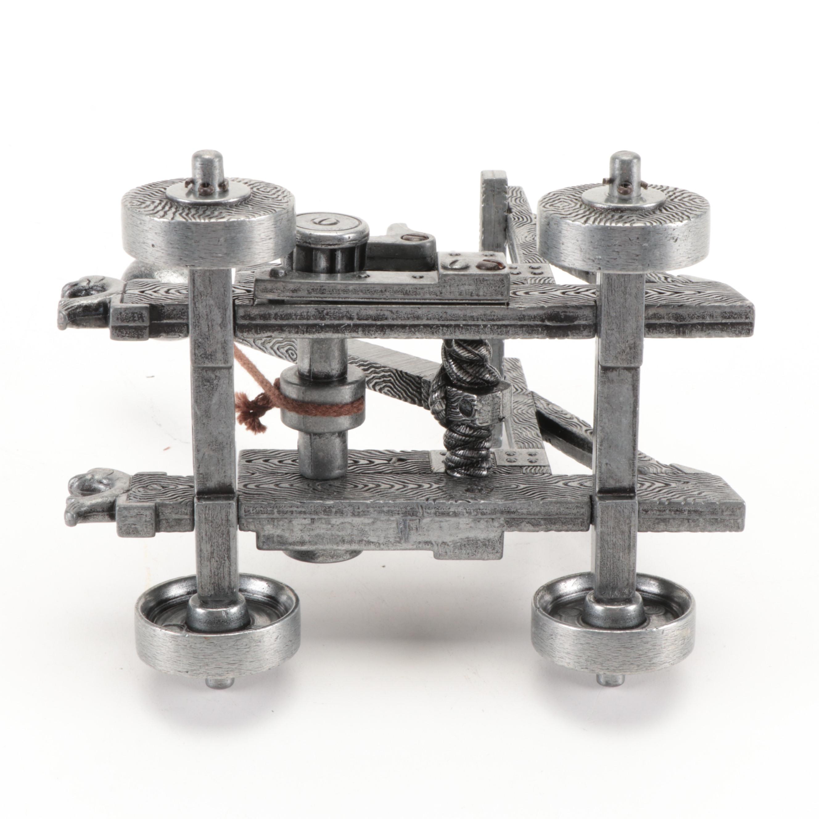 Denix Replica Napoleon Cannon With Catapult and Chest