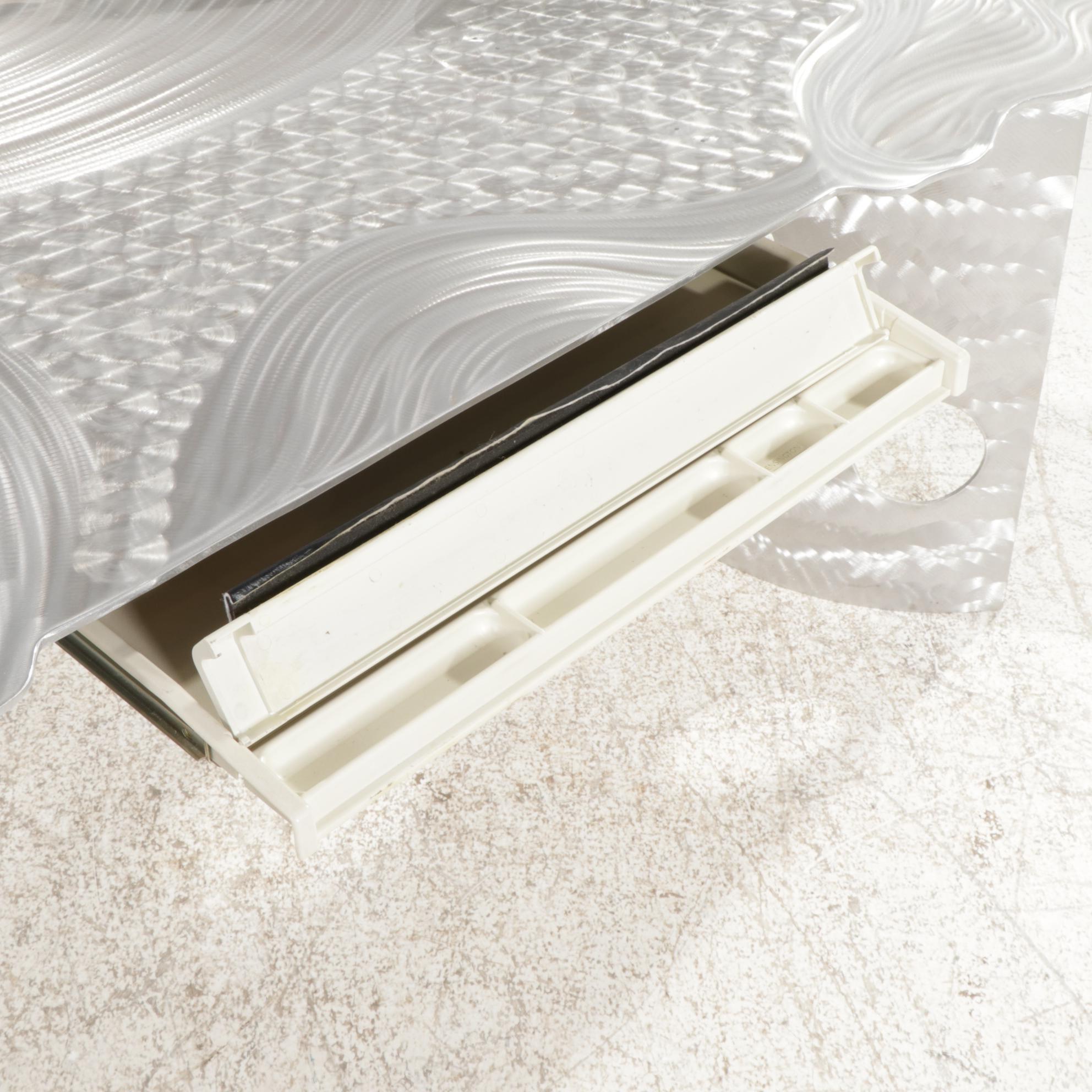 Mac Worthington Postmodern Machine-Brushed Aluminum Desk