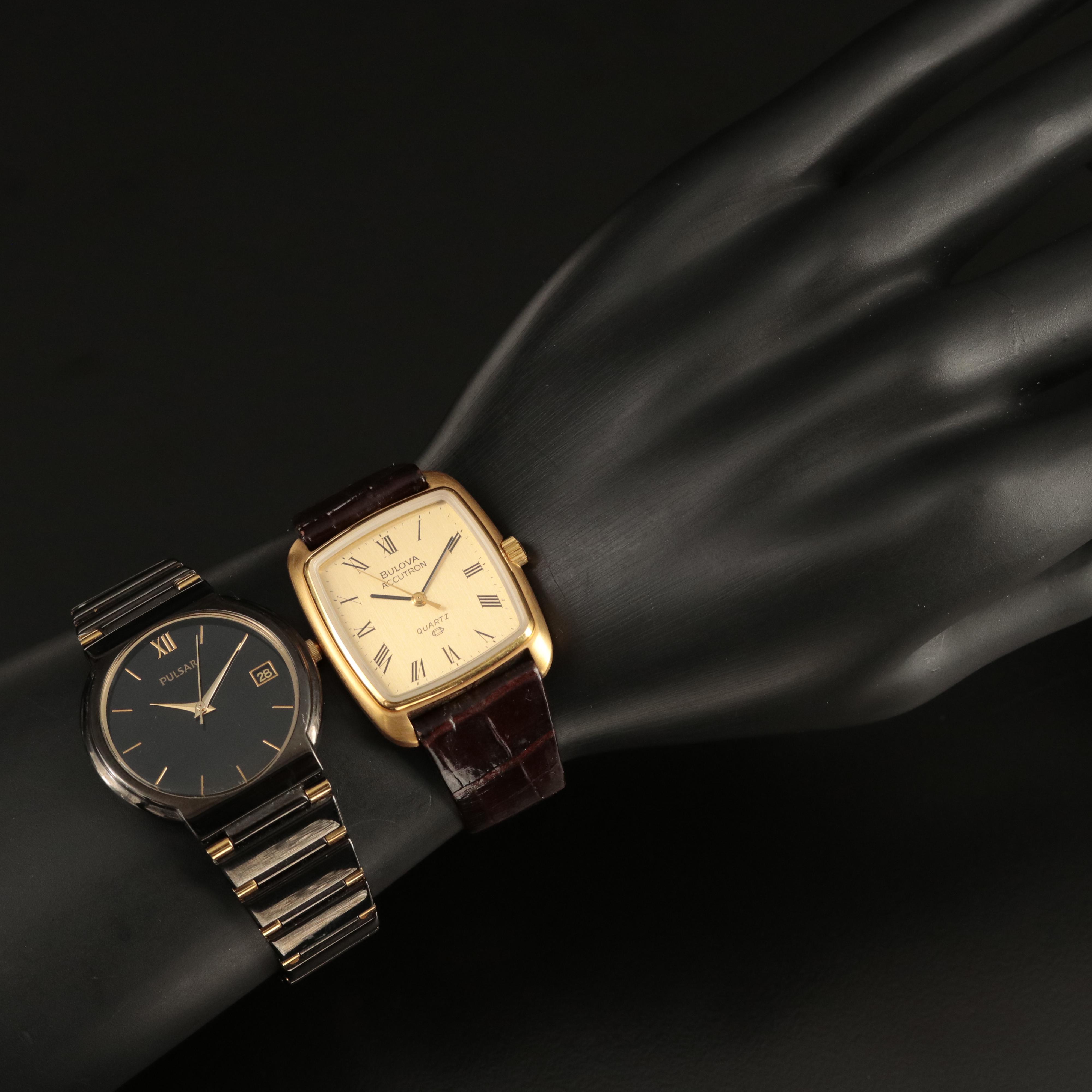 Bulova Accutron Quartz and Pulsar Quartz Watch
