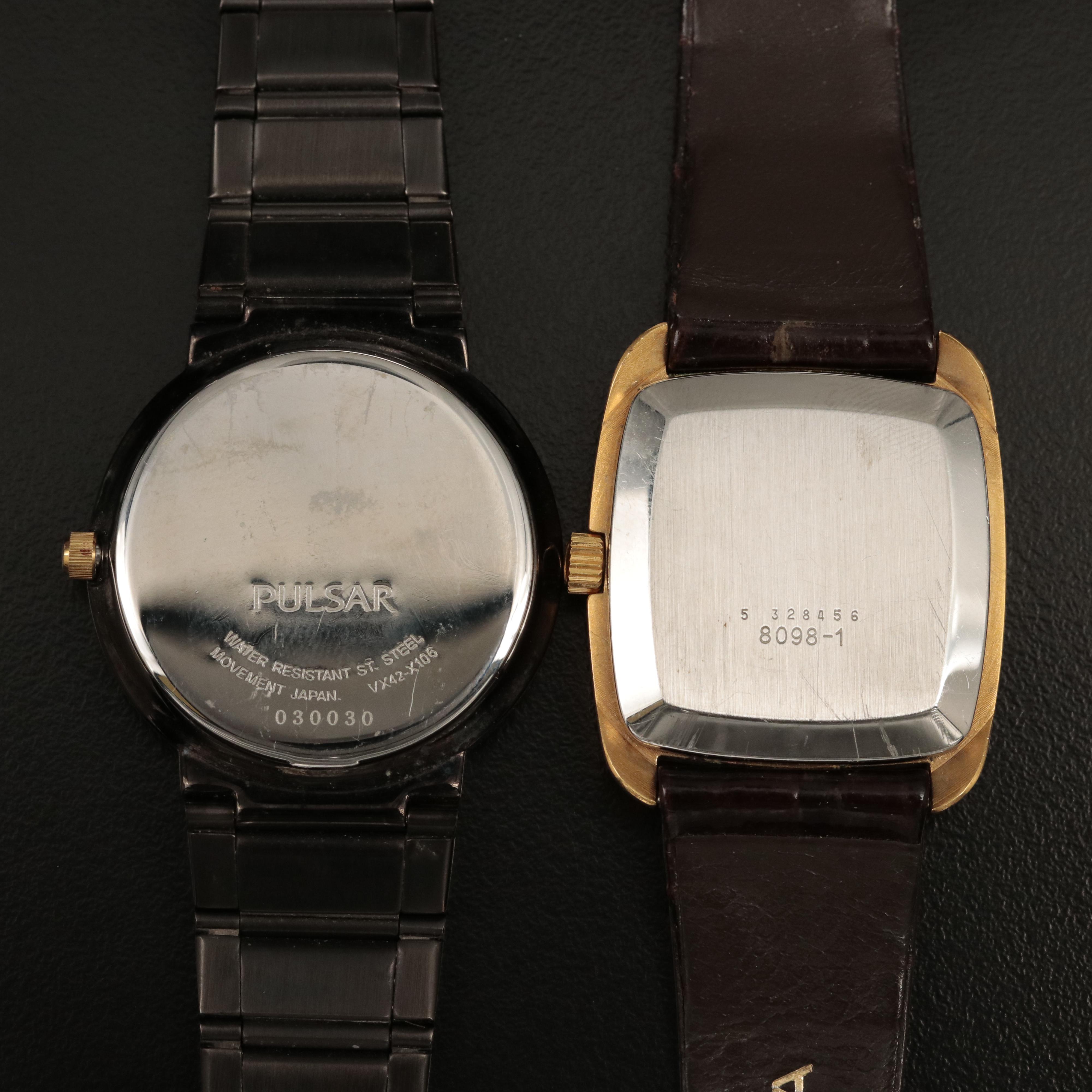 Bulova Accutron Quartz and Pulsar Quartz Watch