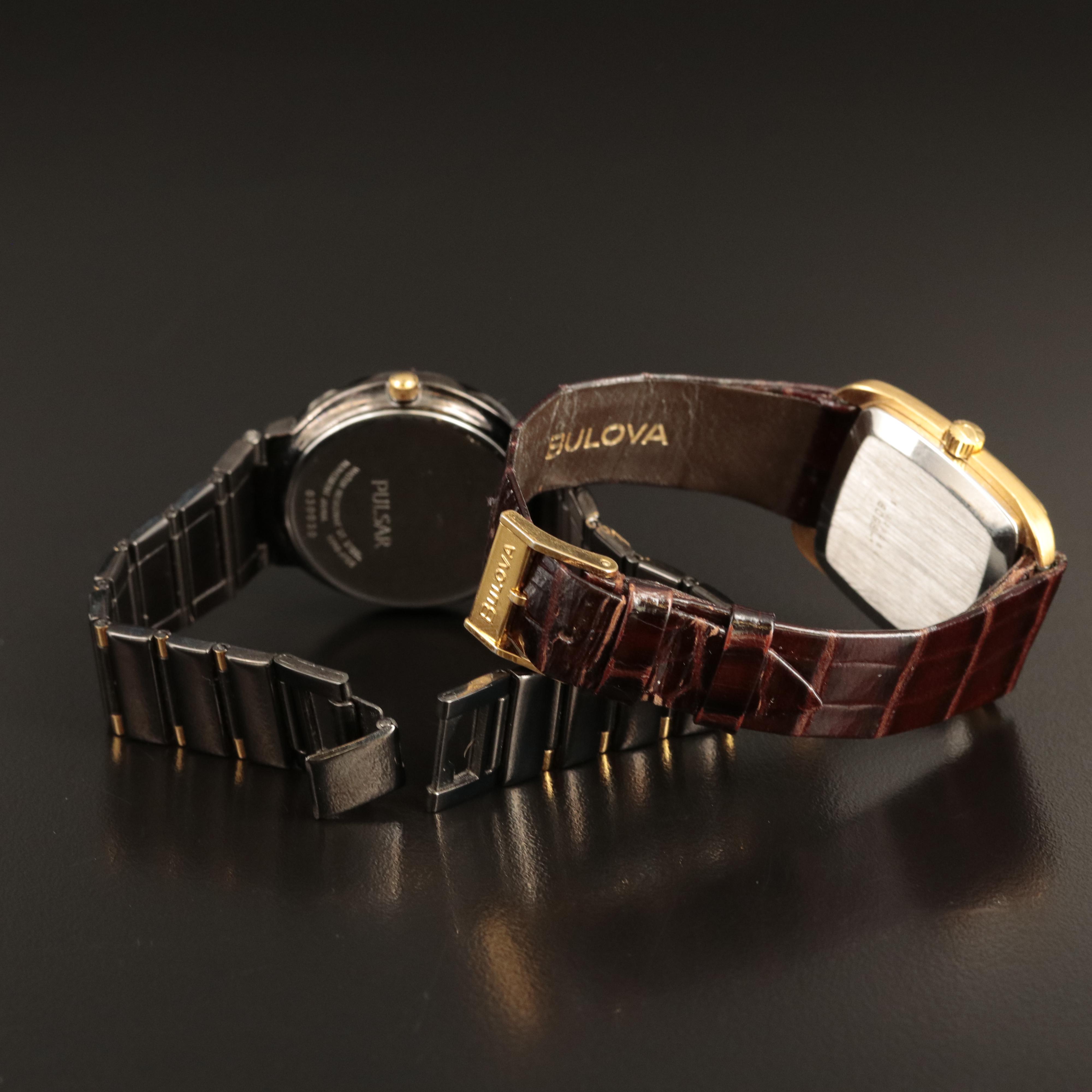 Bulova Accutron Quartz and Pulsar Quartz Watch