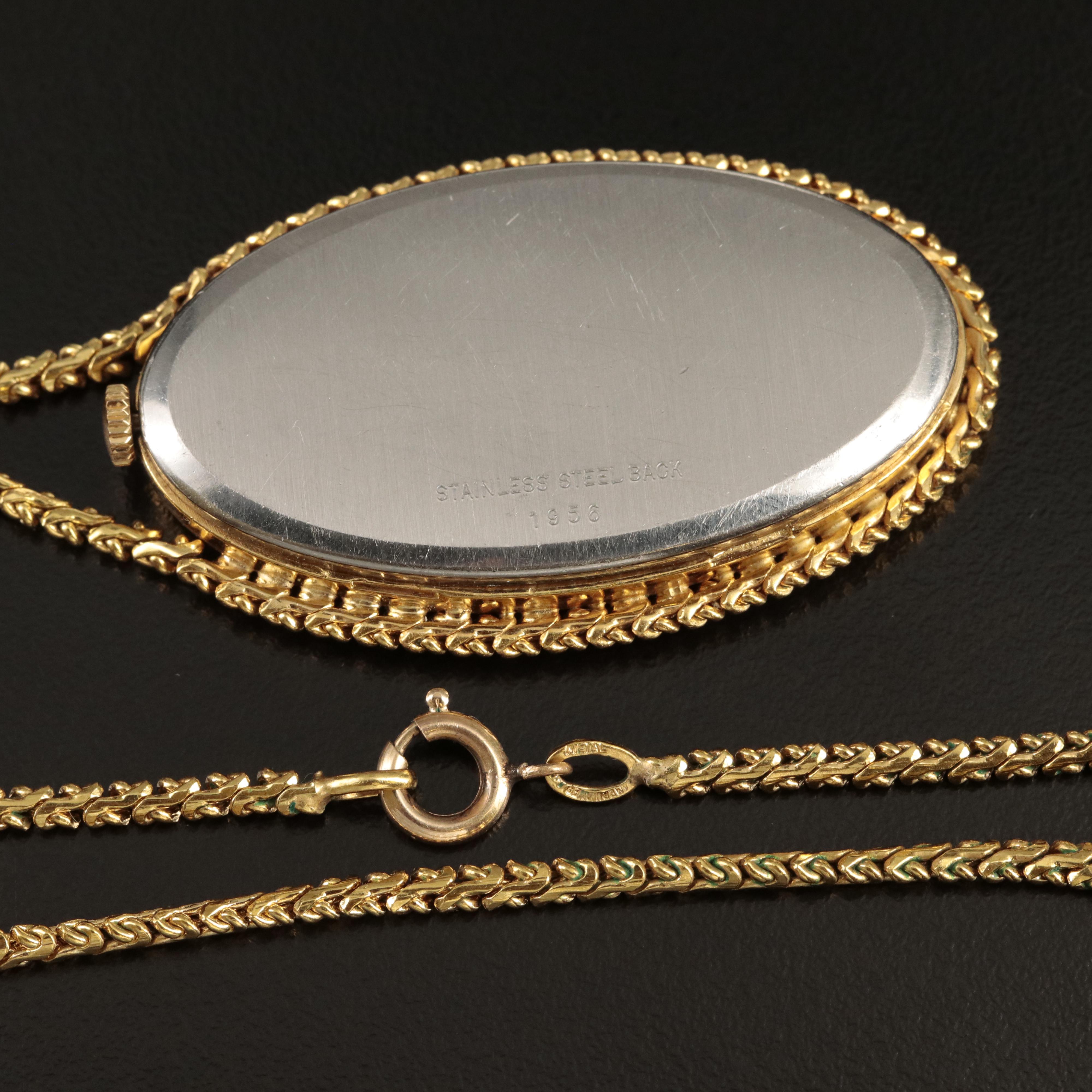 Vintage Chandler Swiss Made Pendant Timepiece