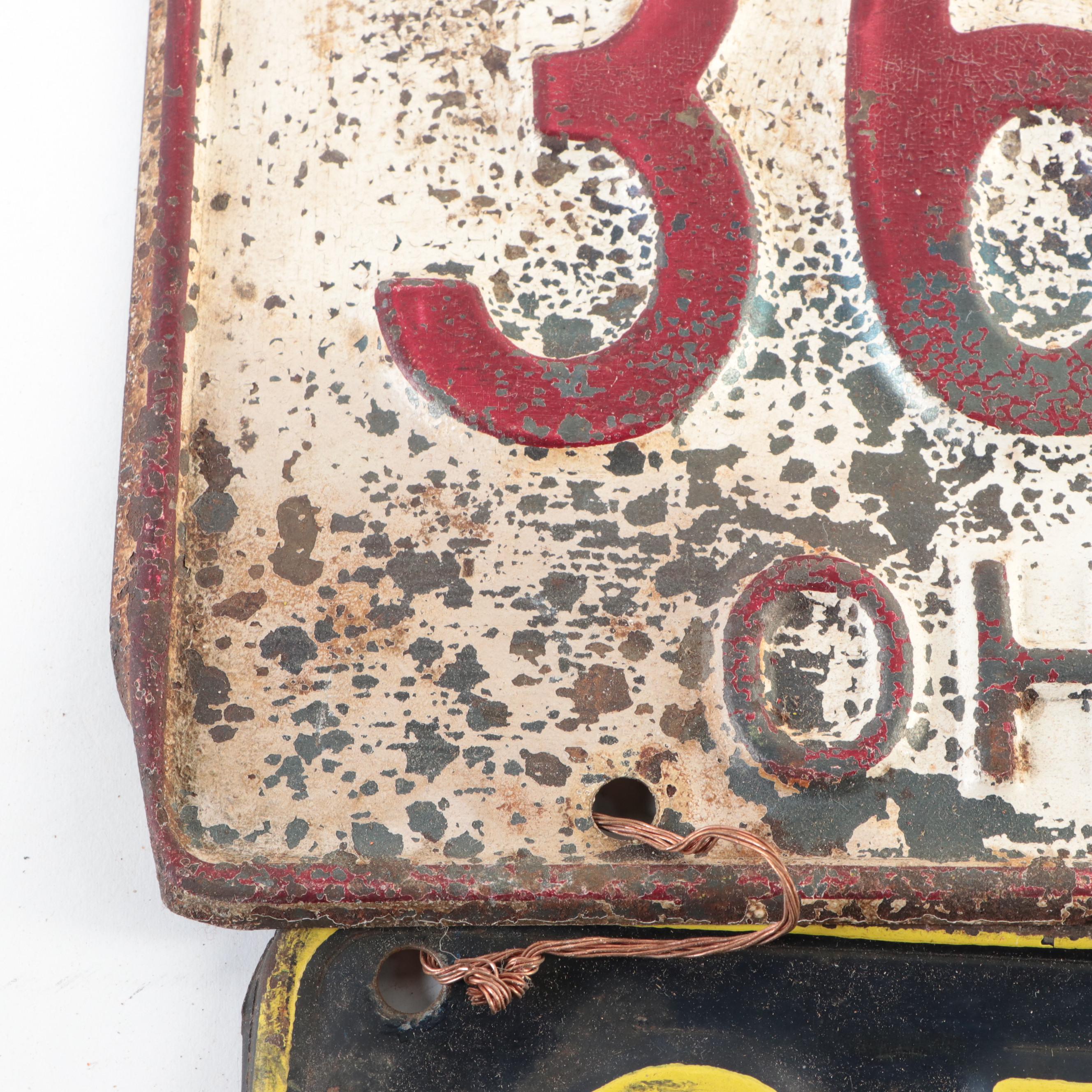 Ohio State Vehicle License Plates, 20th Century