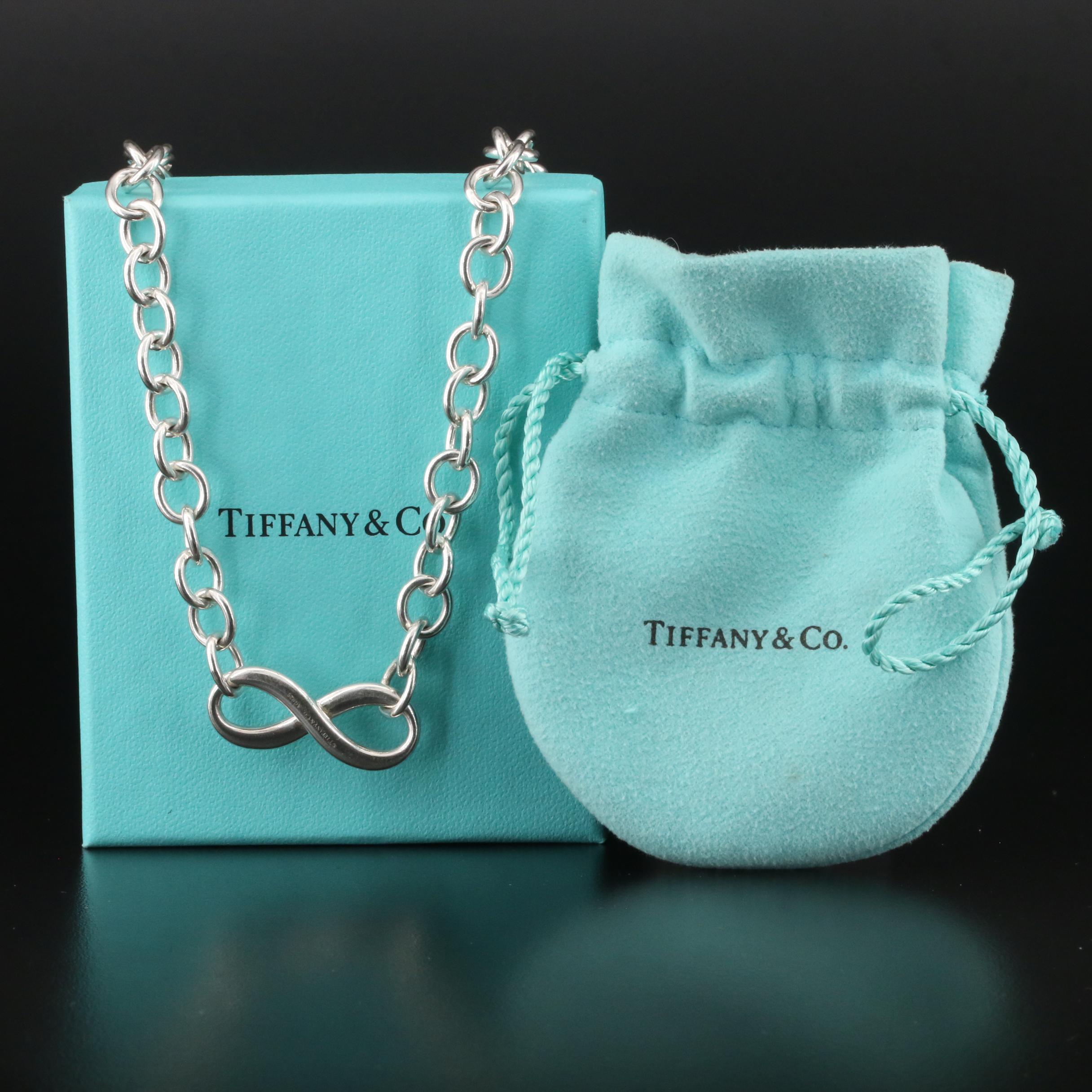 Tiffany & Co. Sterling Infinity Necklace