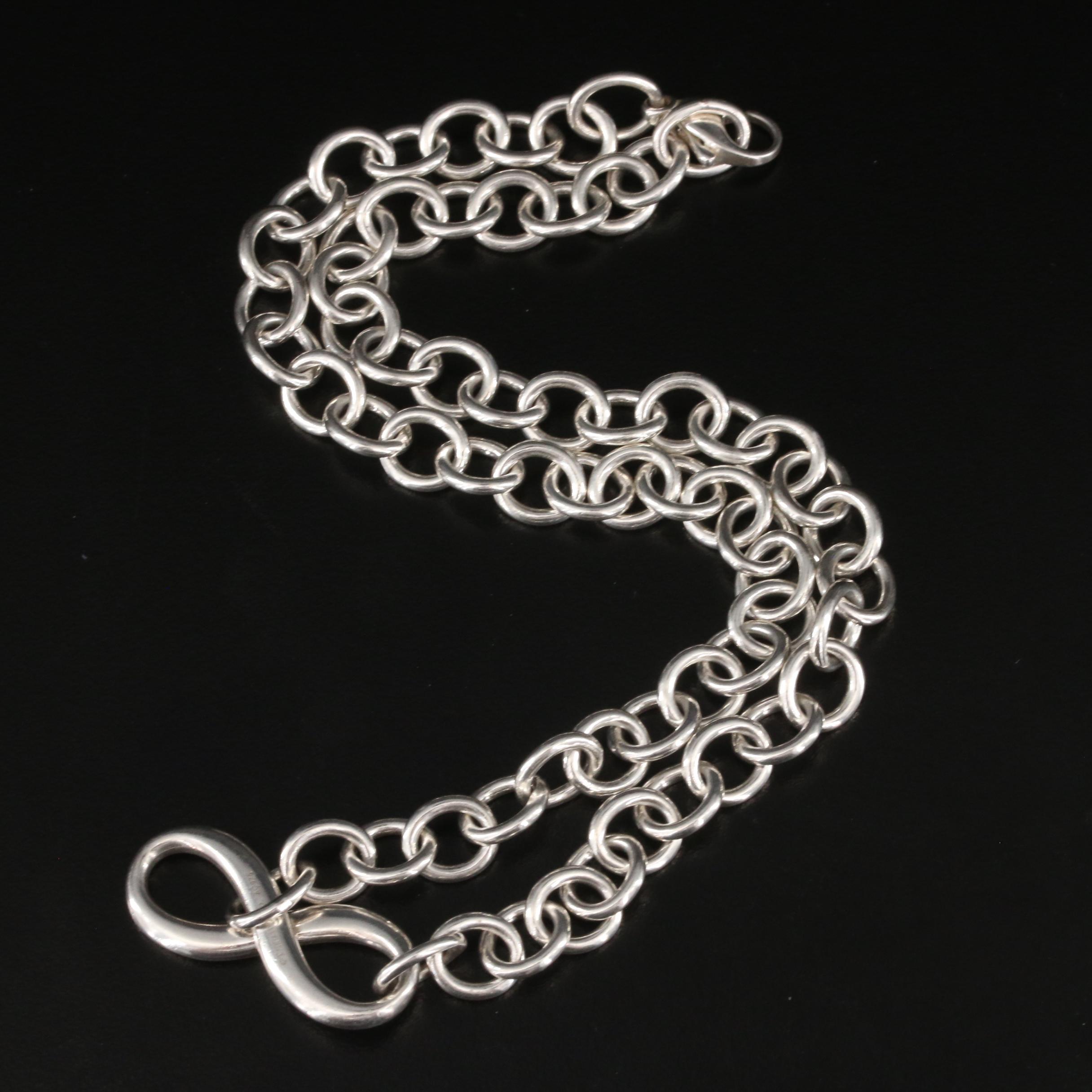 Tiffany & Co. Sterling Infinity Necklace