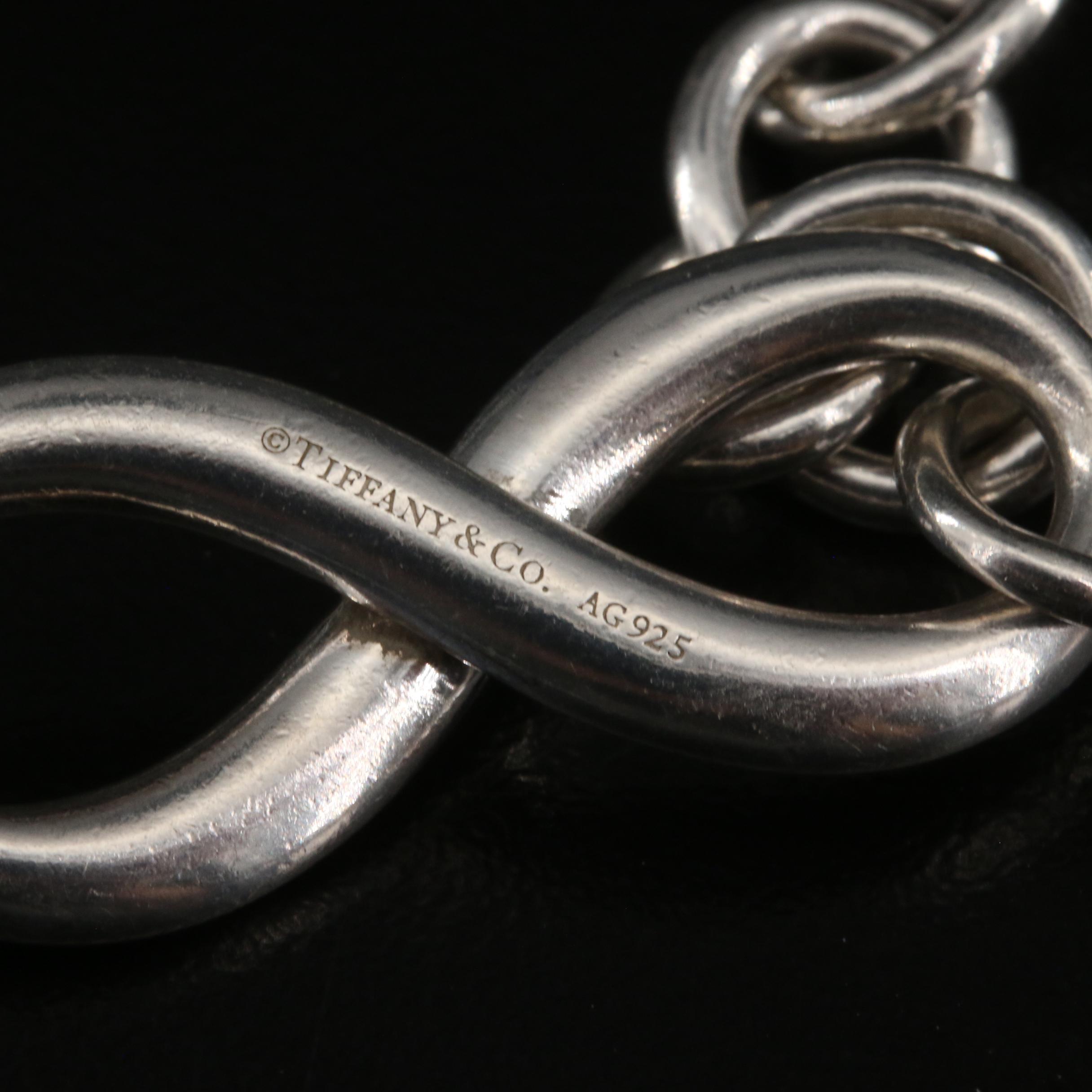 Tiffany & Co. Sterling Infinity Necklace
