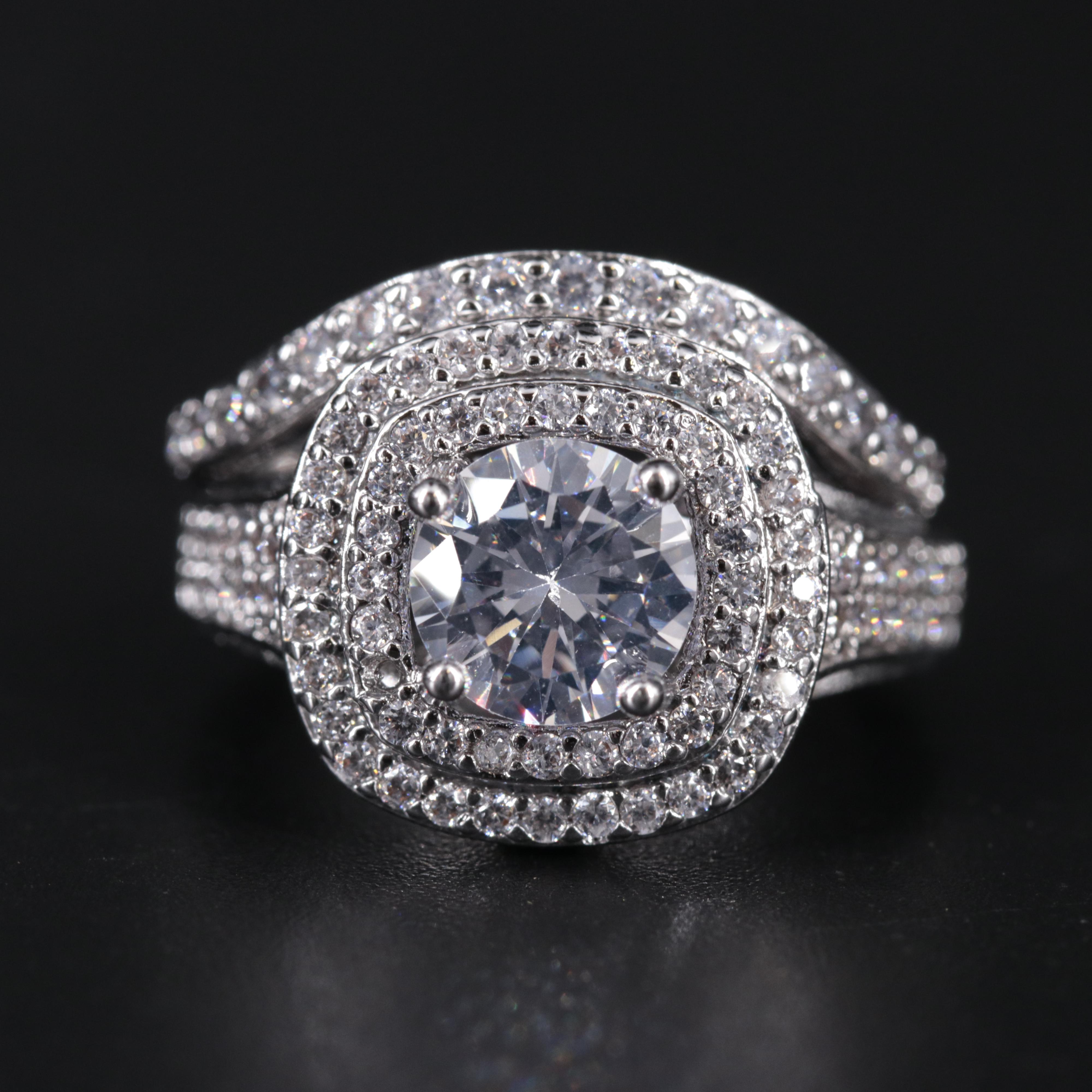 Cubic Zirconia Ring Set