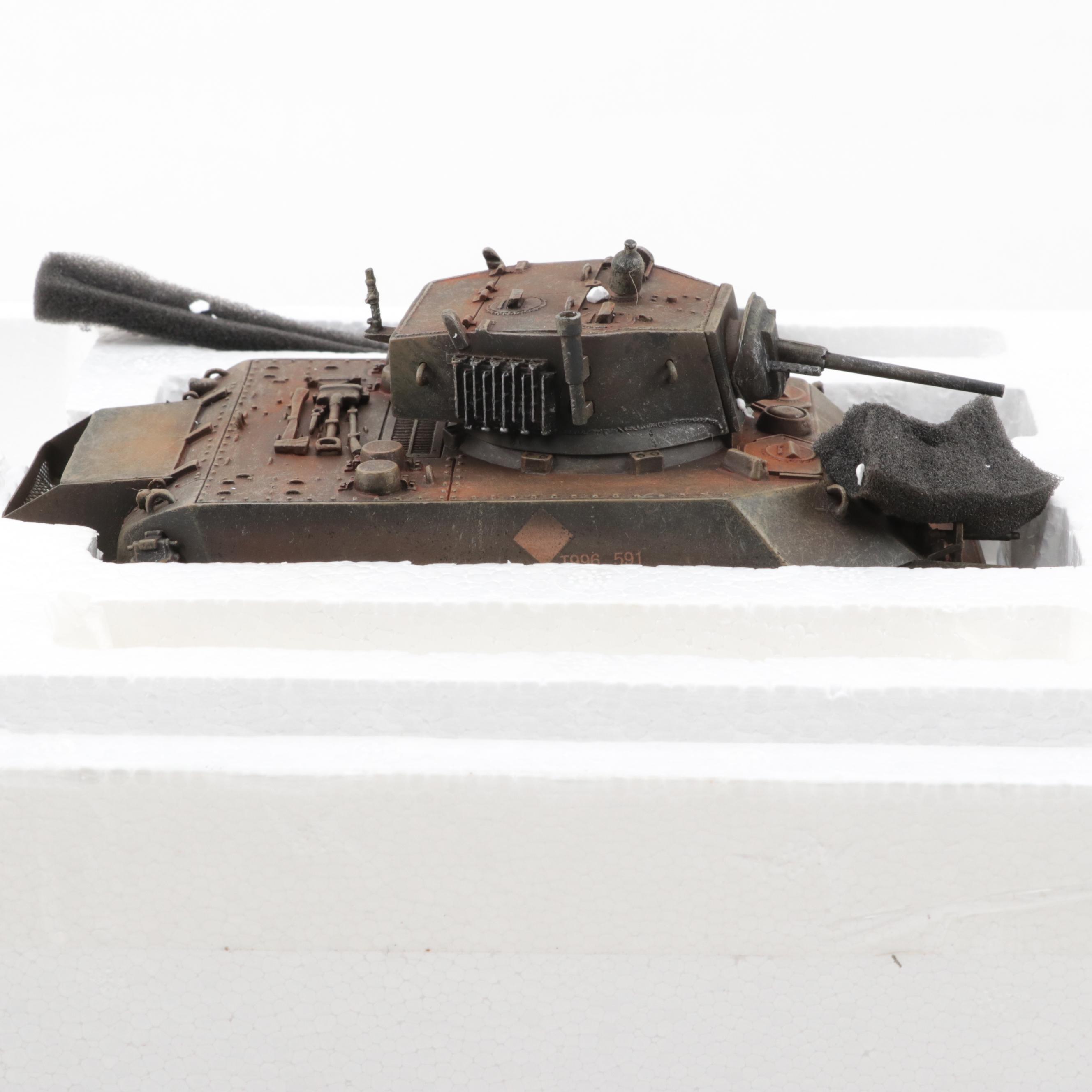 Figarti WWII M3A3 Stuart Burma Tank Scale Model, 2006