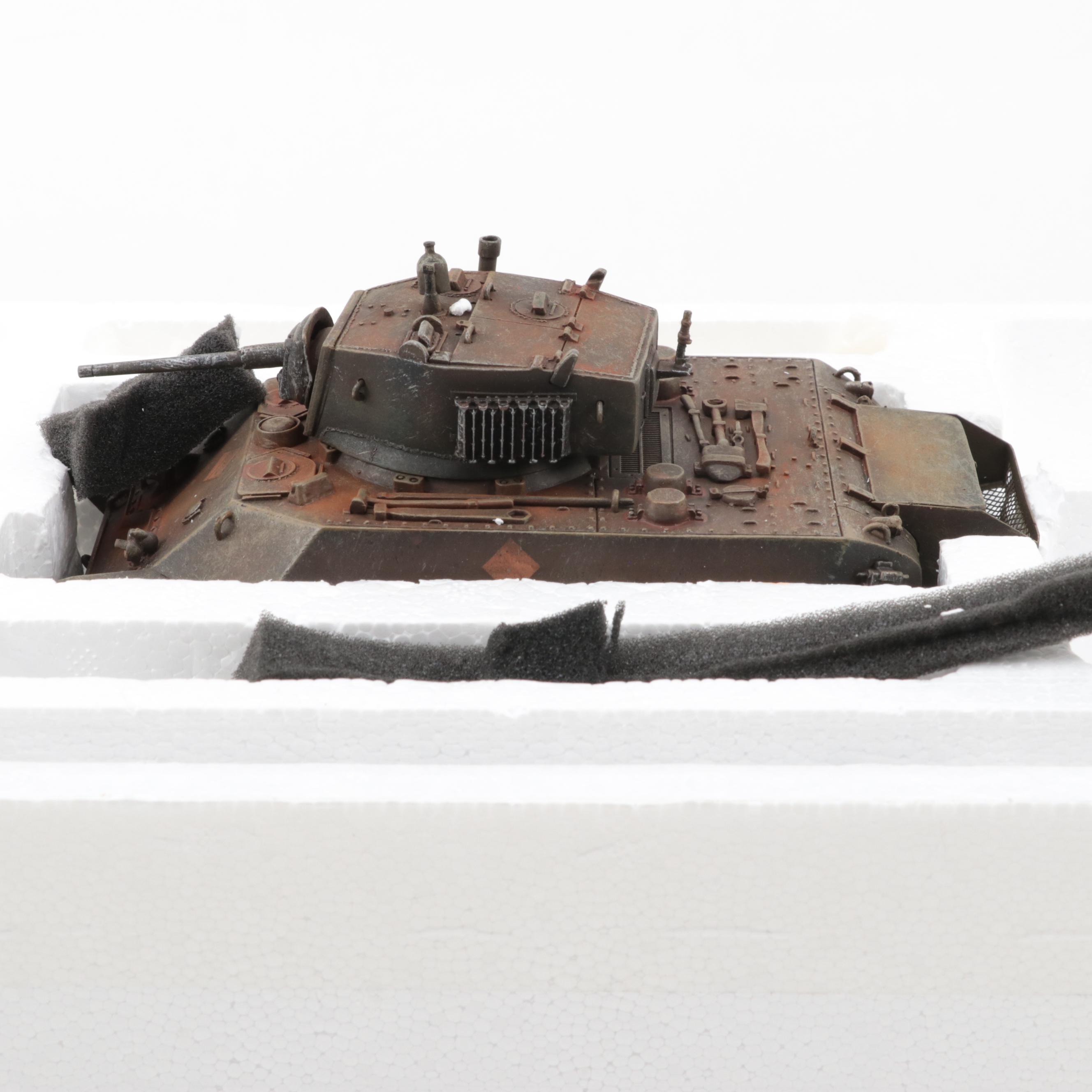 Figarti WWII M3A3 Stuart Burma Tank Scale Model, 2006