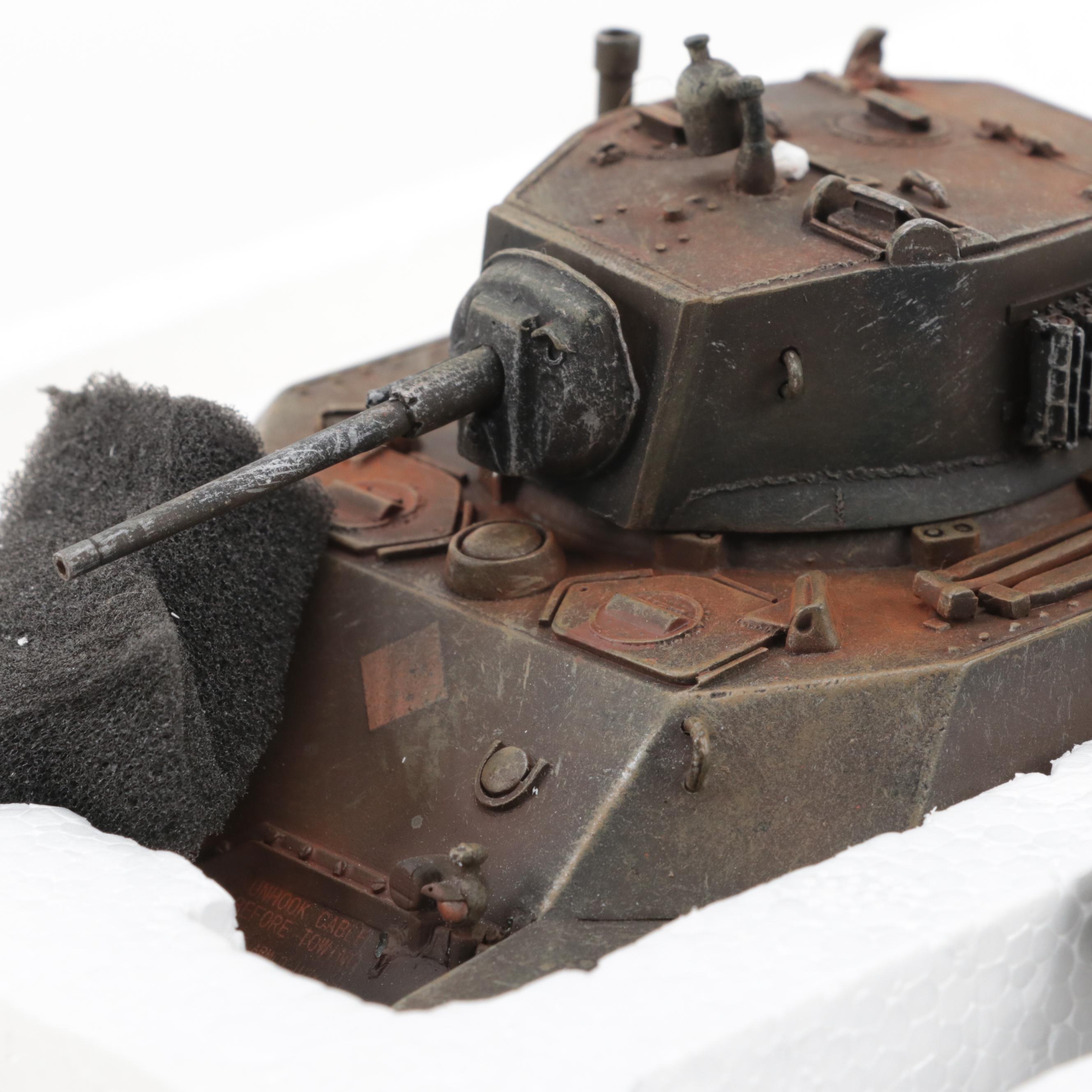 Figarti WWII M3A3 Stuart Burma Tank Scale Model, 2006