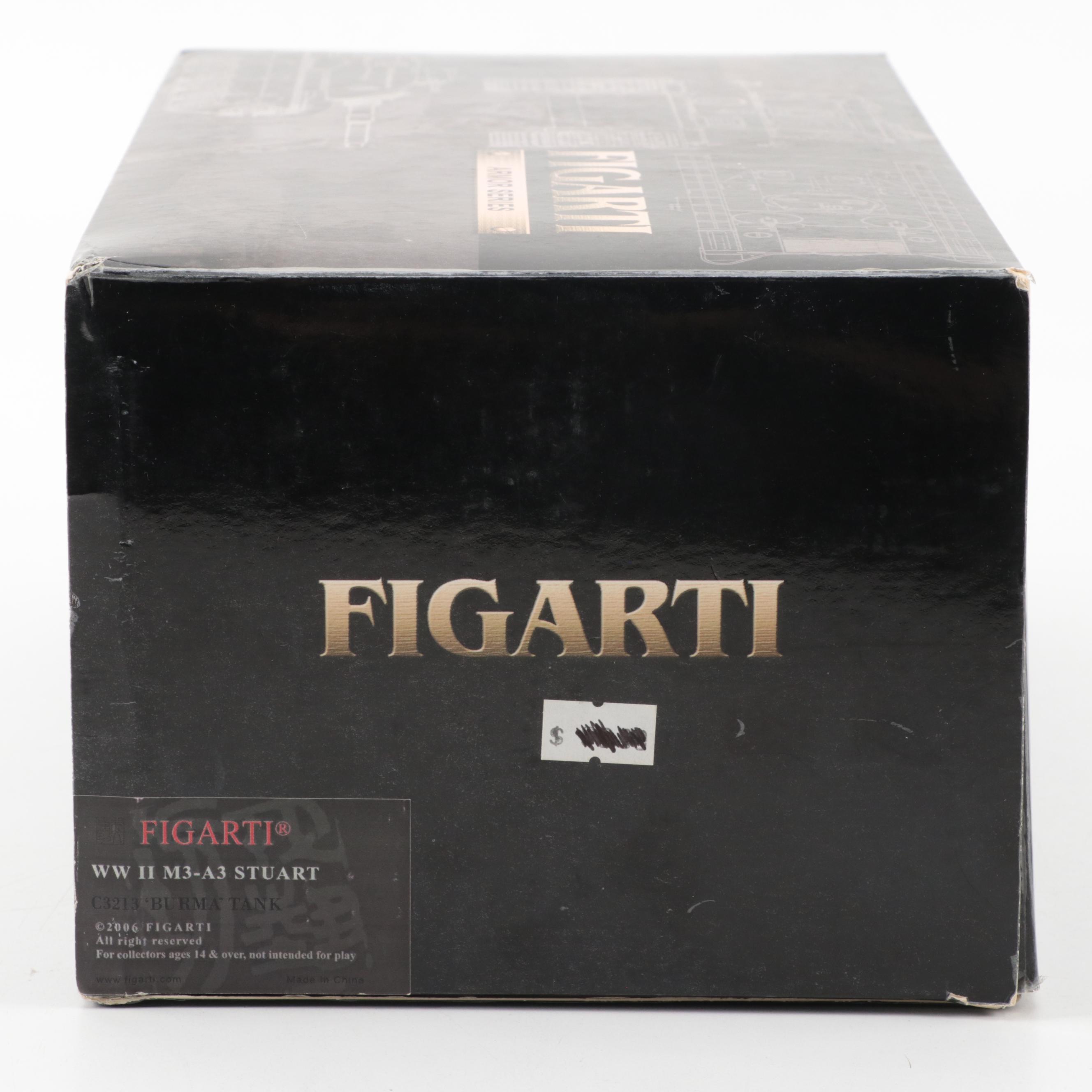 Figarti WWII M3A3 Stuart Burma Tank Scale Model, 2006