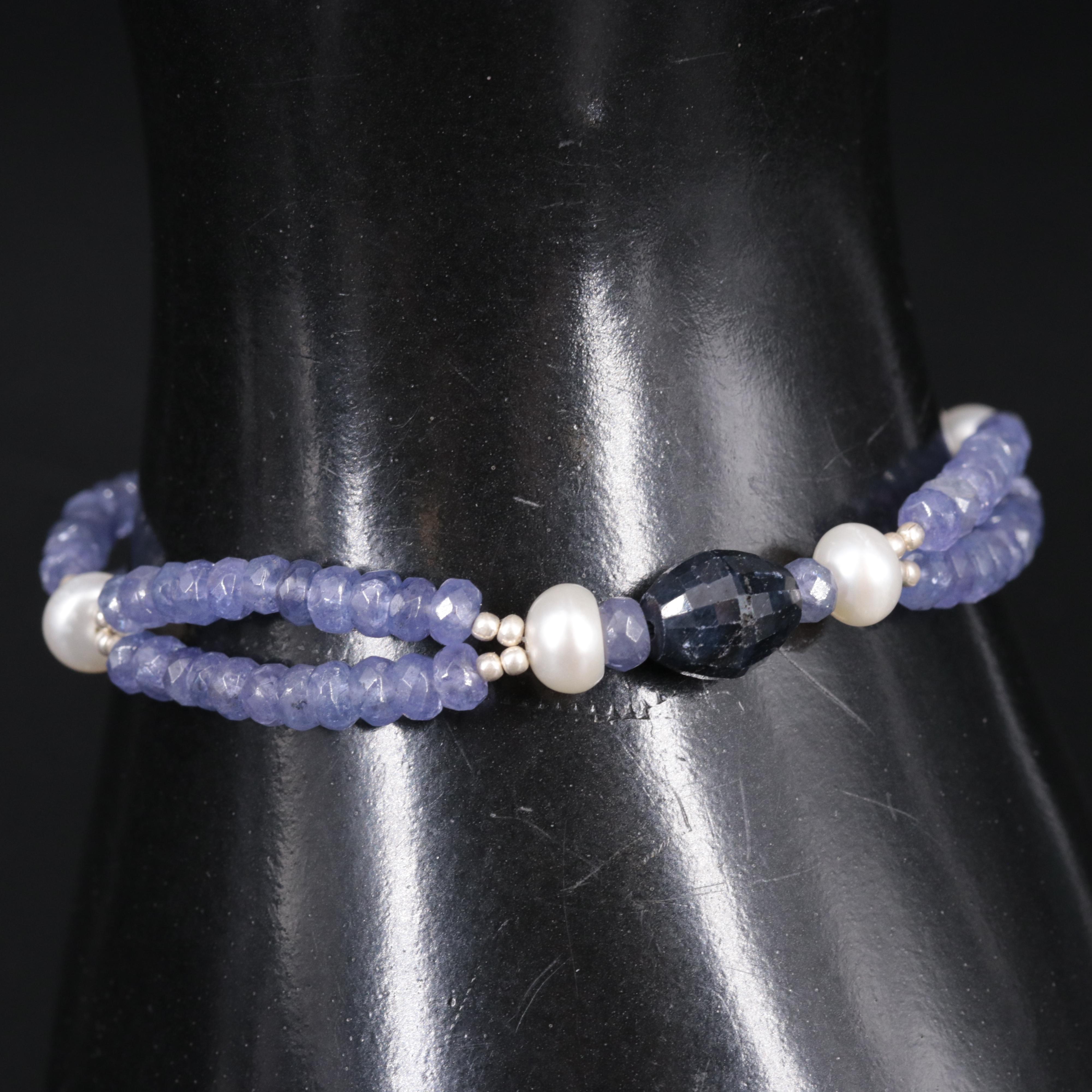 Sterling Silver Gemstone Bracelet