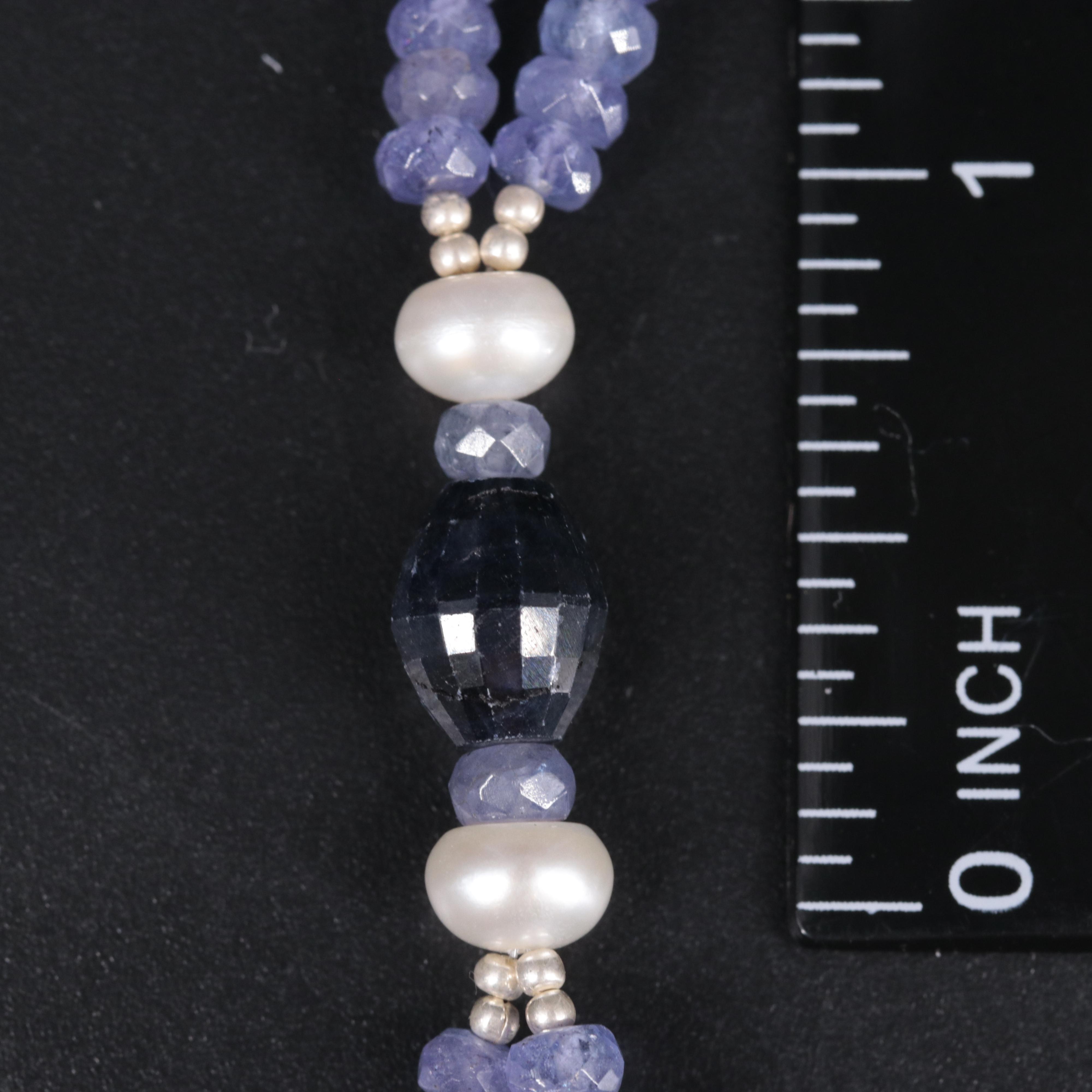 Sterling Silver Gemstone Bracelet