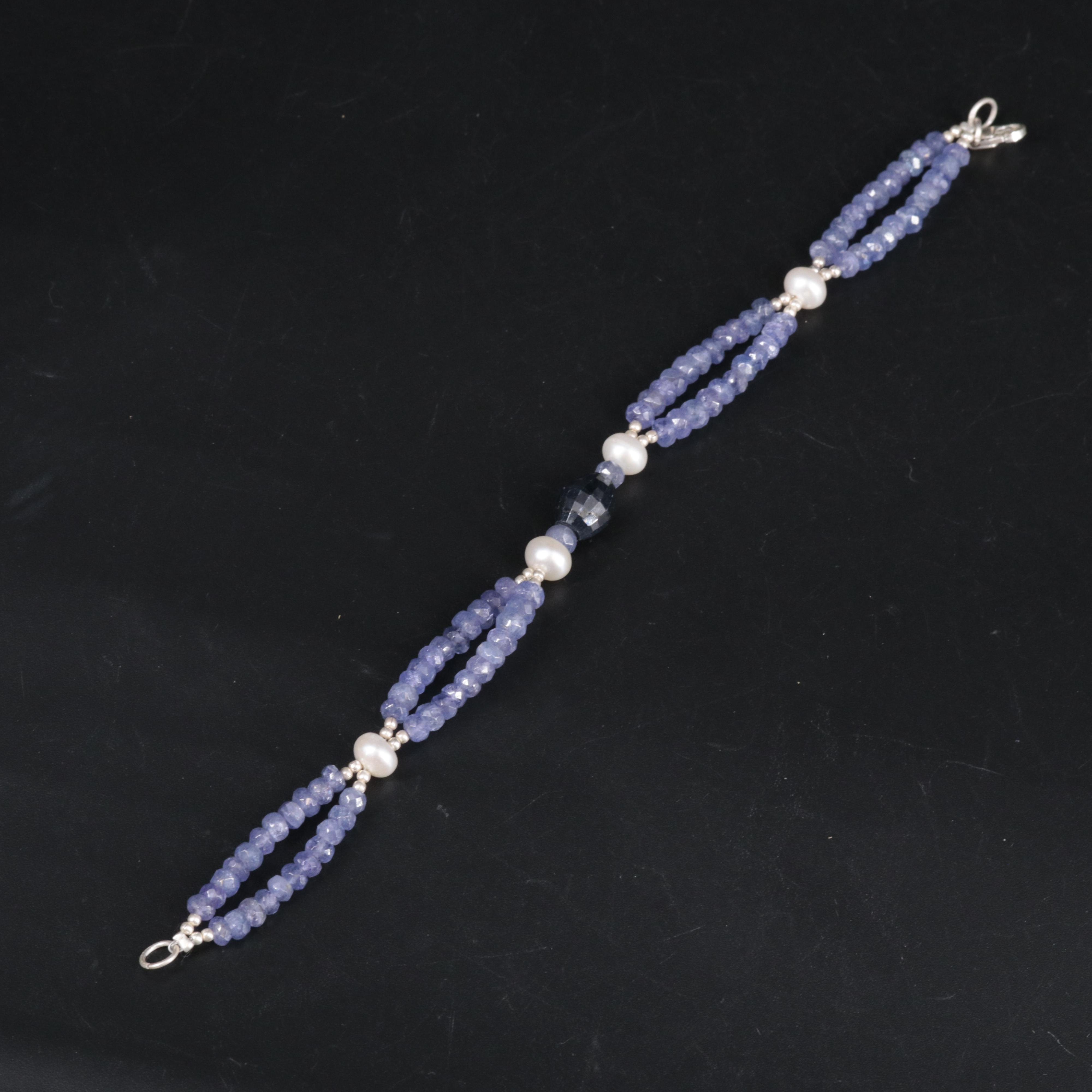 Sterling Silver Gemstone Bracelet
