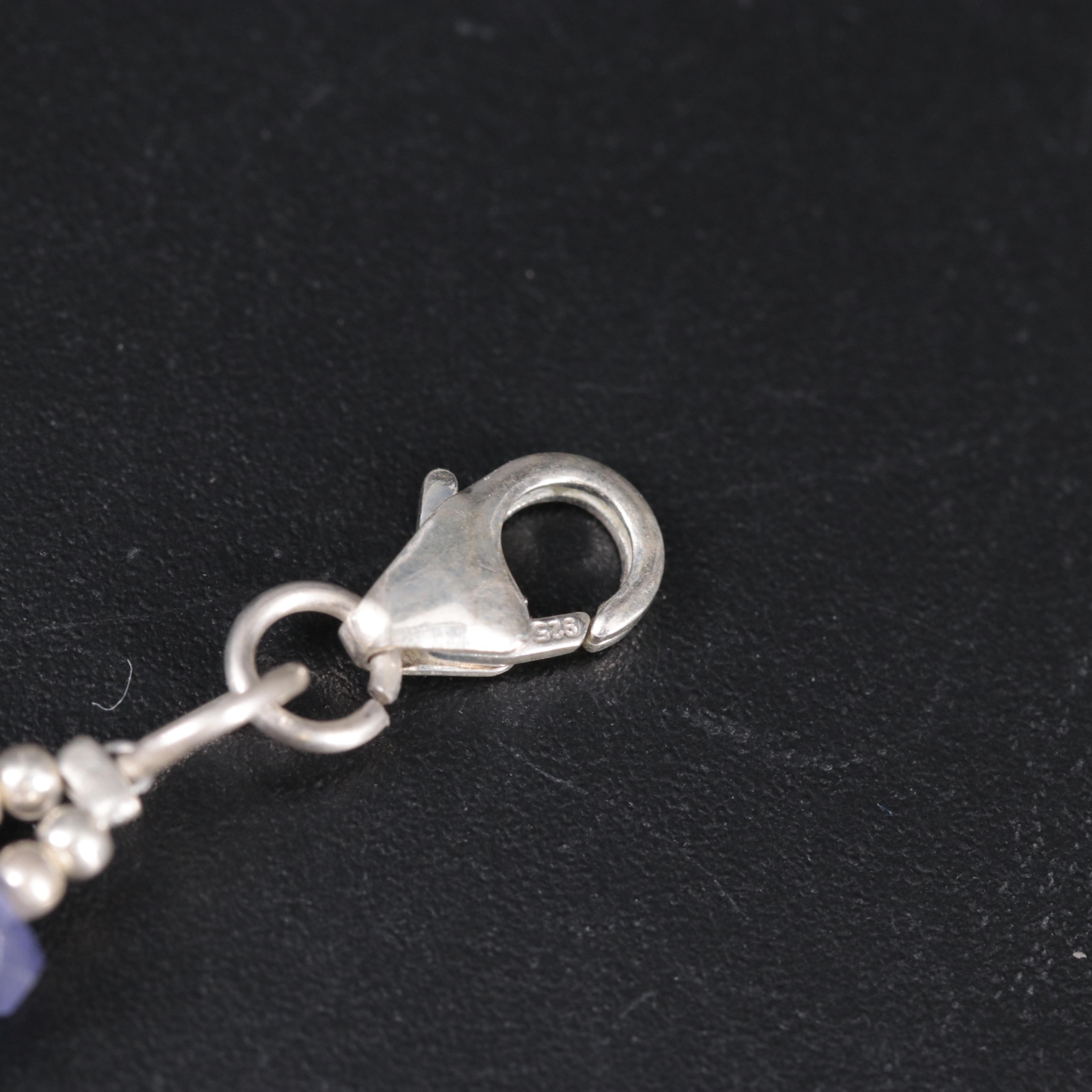 Sterling Silver Gemstone Bracelet