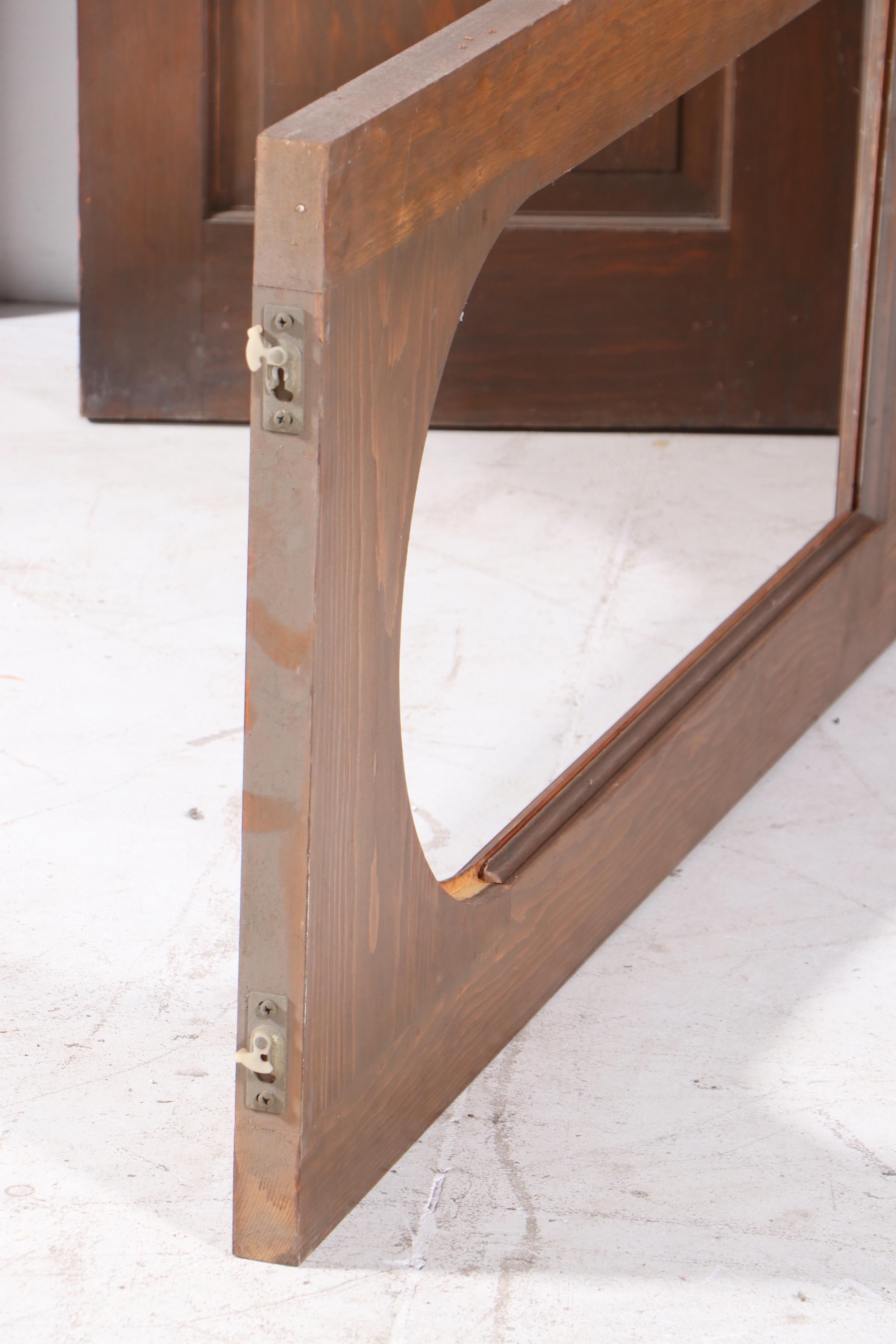 Seven Custom Oak Interior Doors with Raised Panels