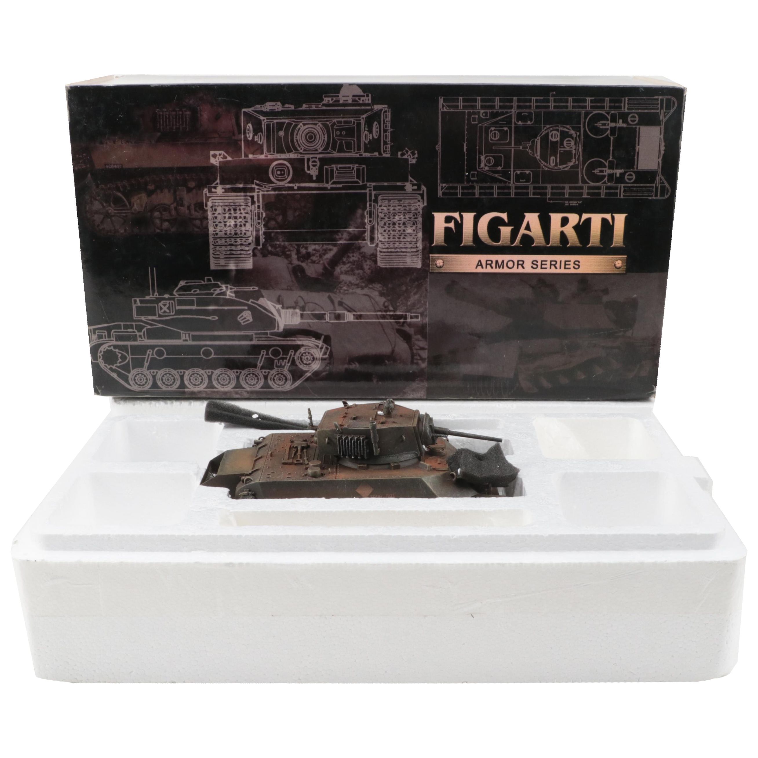 Figarti WWII M3A3 Stuart Burma Tank Scale Model, 2006