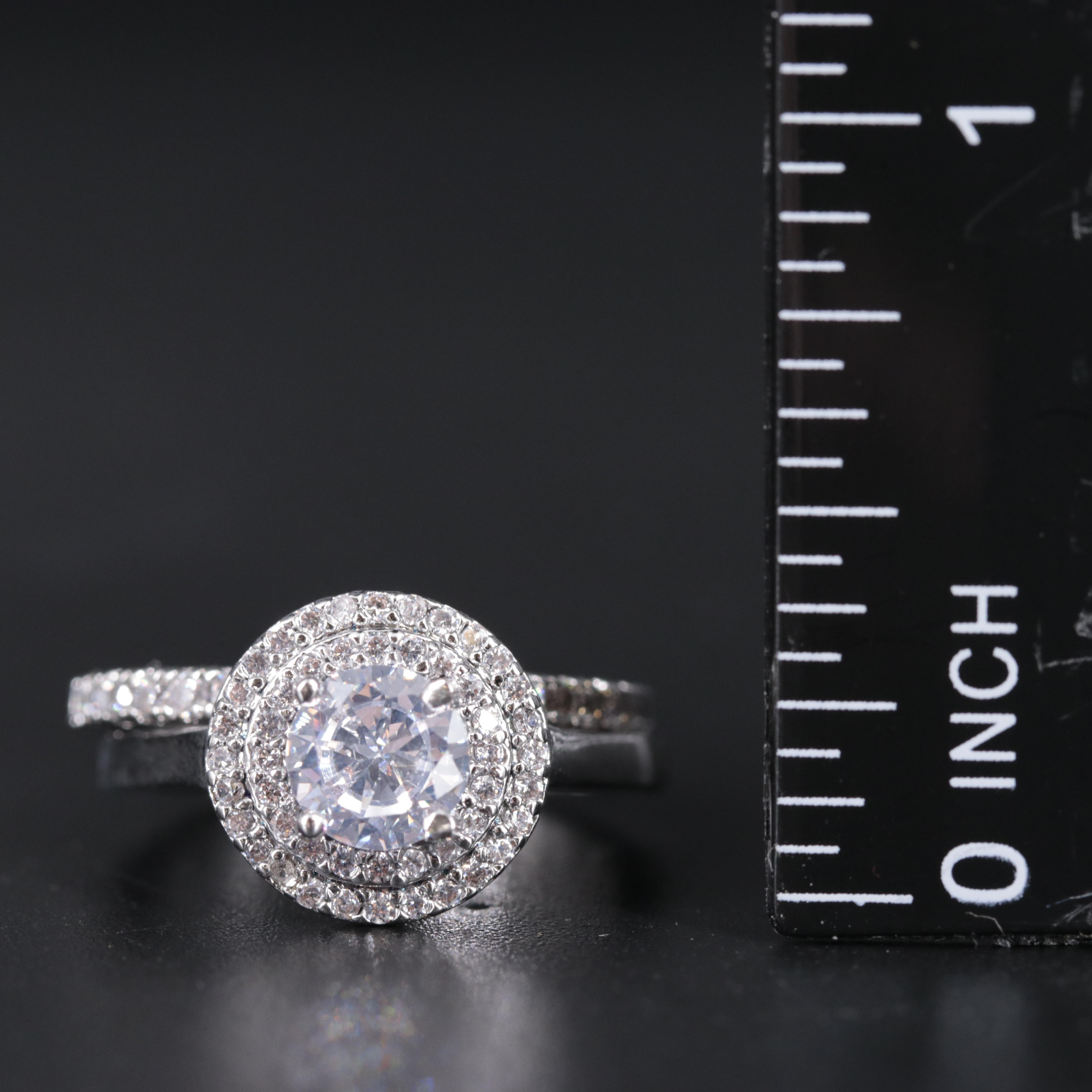 Cubic Zirconia Ring Set