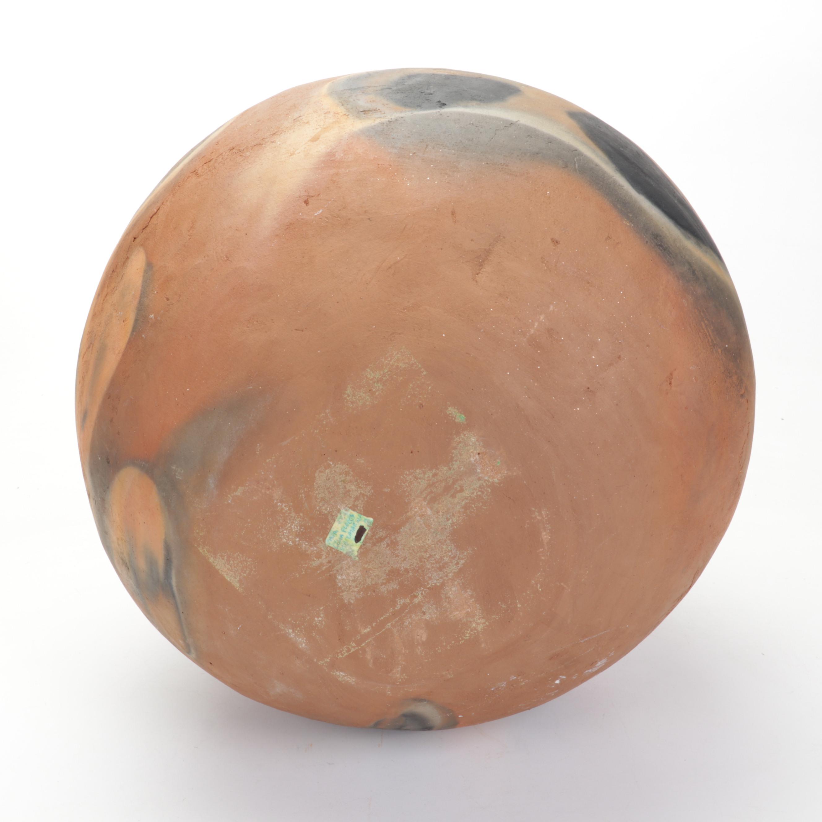 Celia Flores Kumeyaay Clay Art Pottery Vessel, 2000s