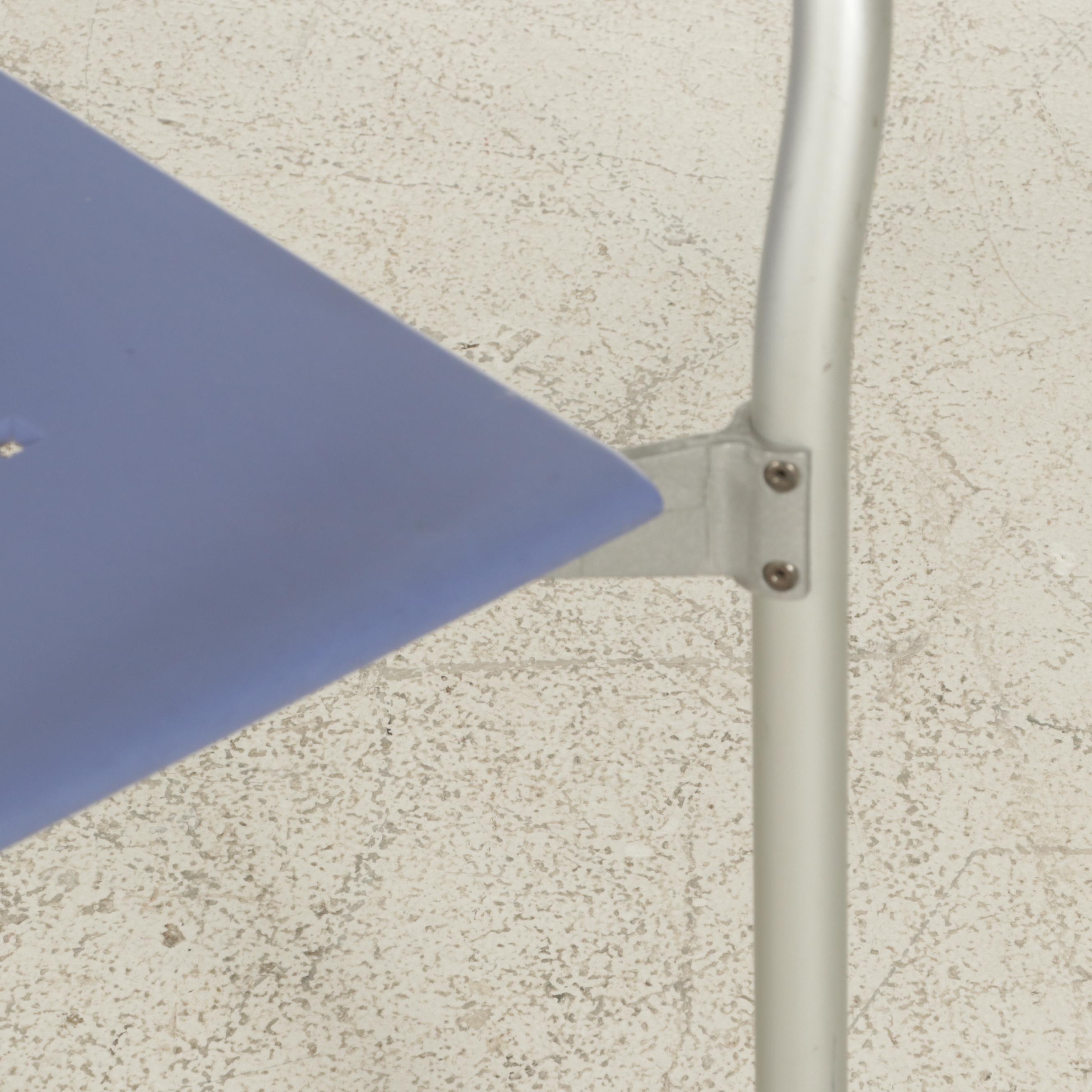 Four Carlo Bartoli for Segis Breeze Stacking Metal Frame Armchairs, 21st Century