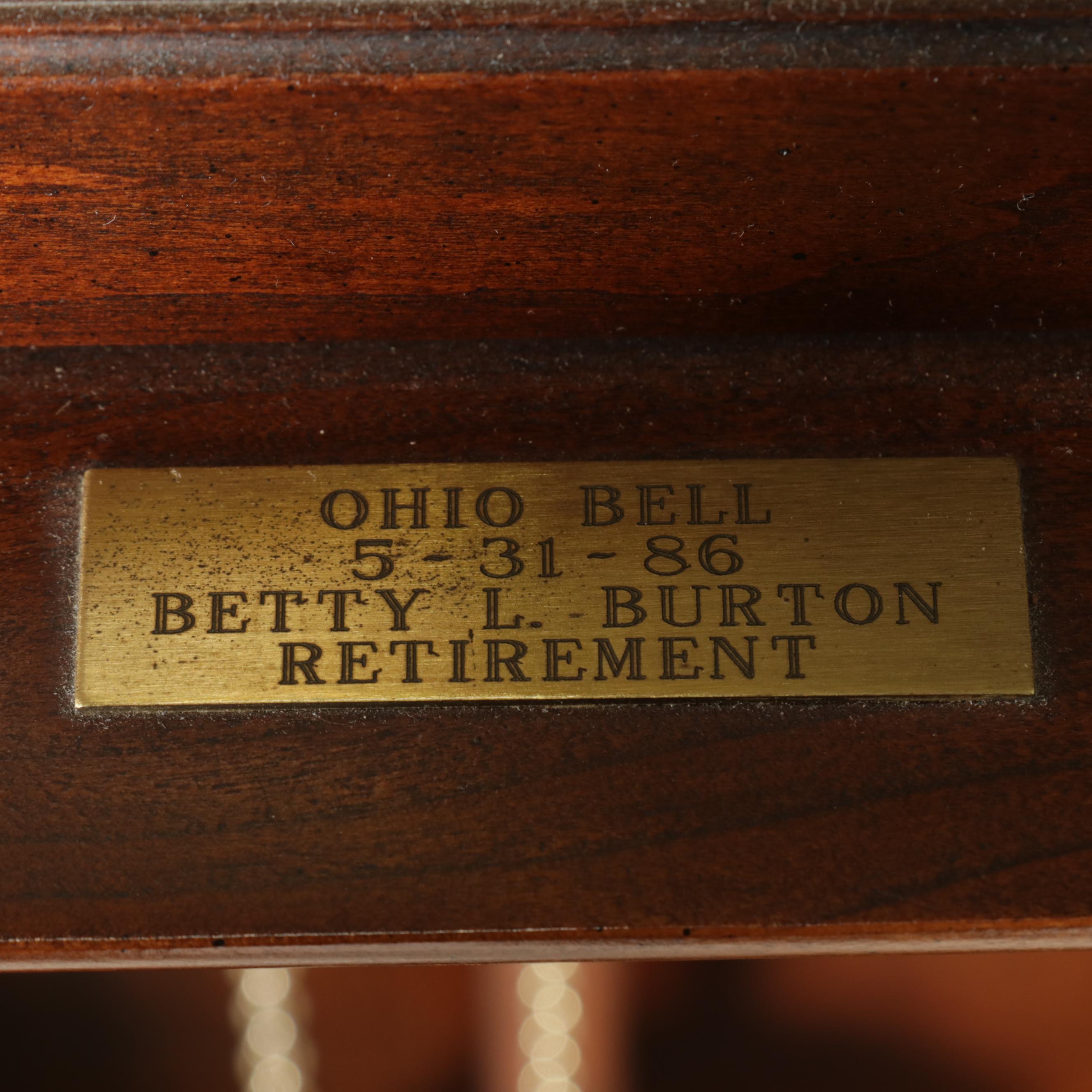 Howard Miller Federal Style Walnut Grandfather Clock, Late 20th Century