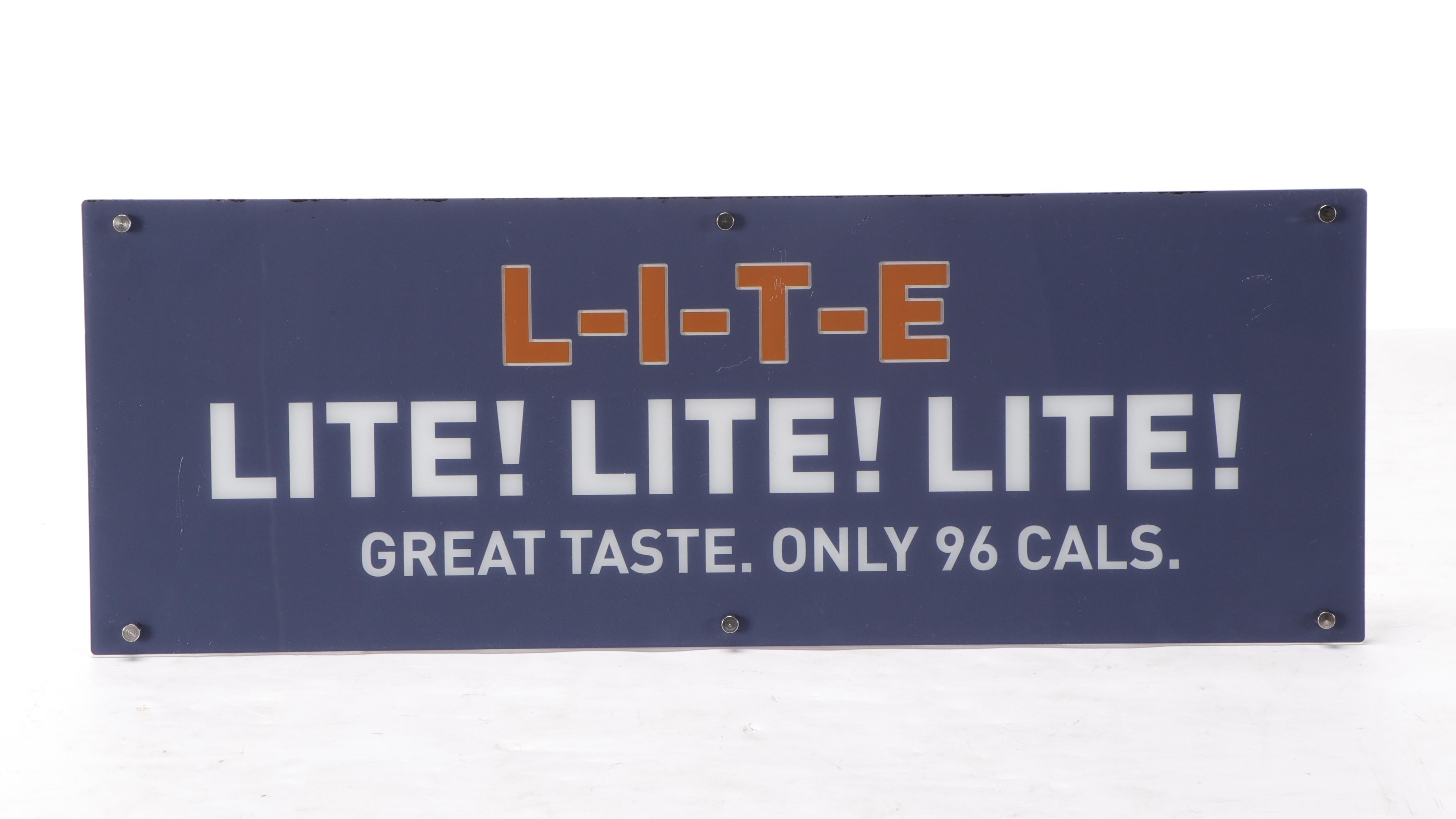 Miller Lite Illuminated Beer Signs