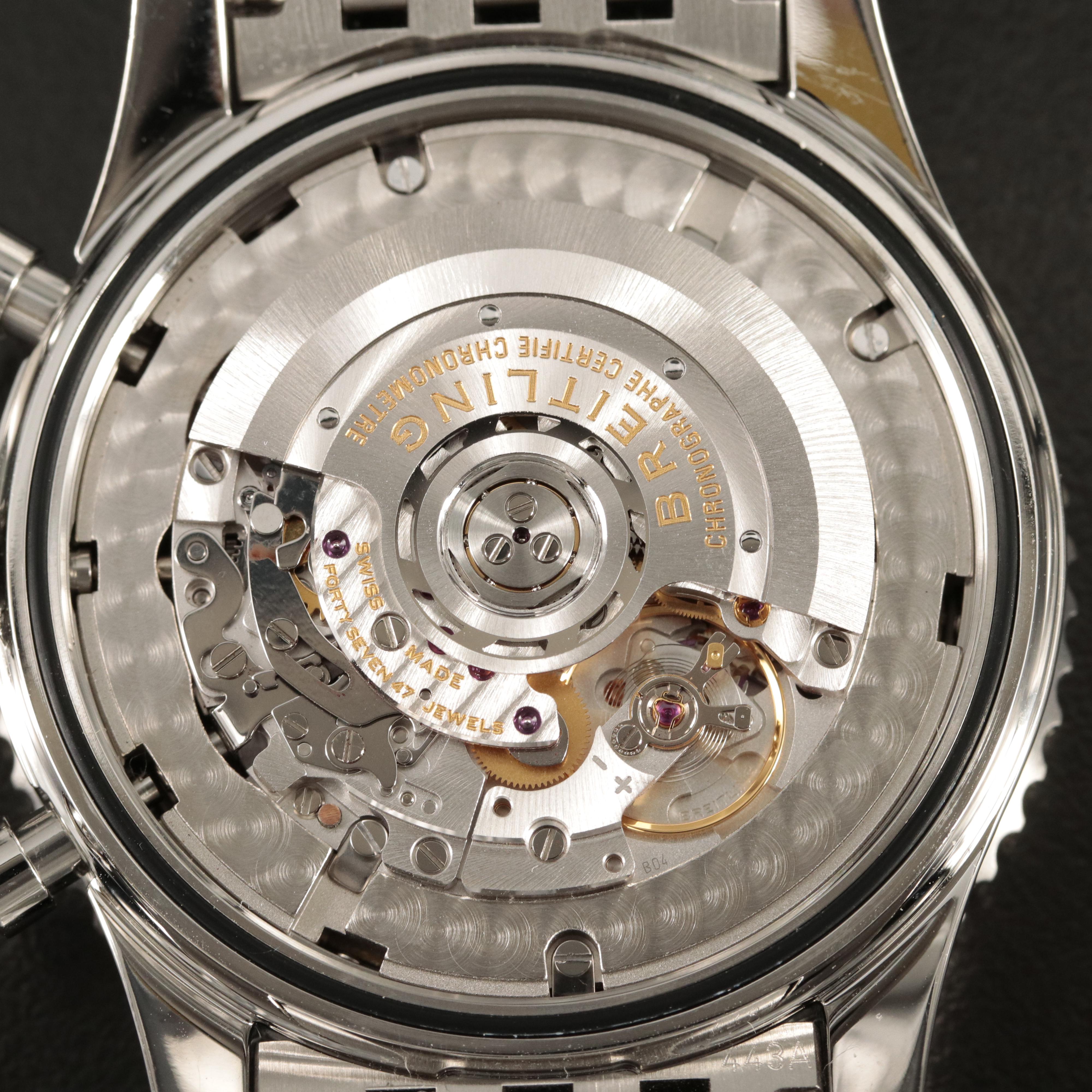 Breitling Navitimer Chronograph GMT 48mm Stainless Steel Automatic Watch