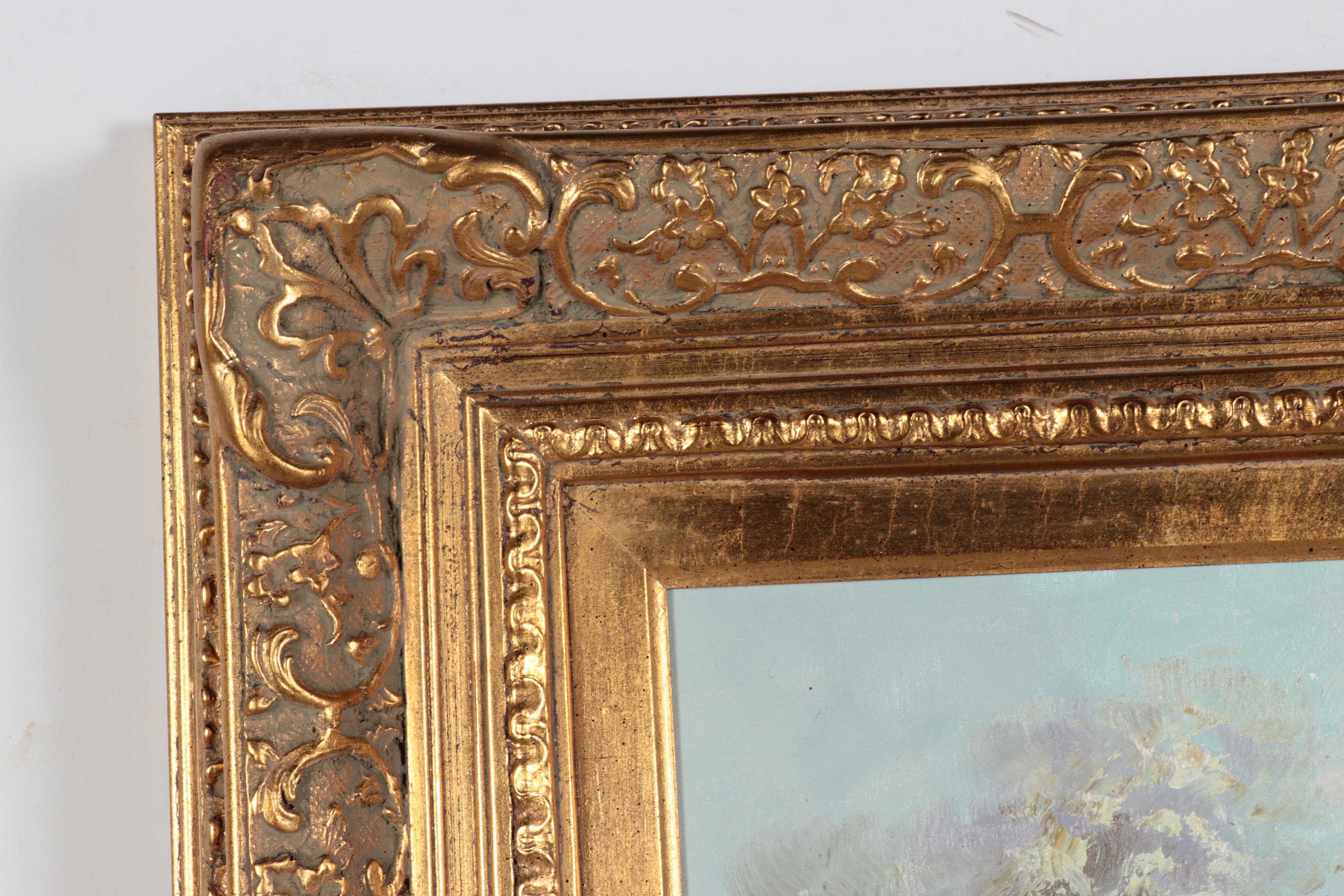 Monserrat Torrens Parisian Street Scene Oil Painting