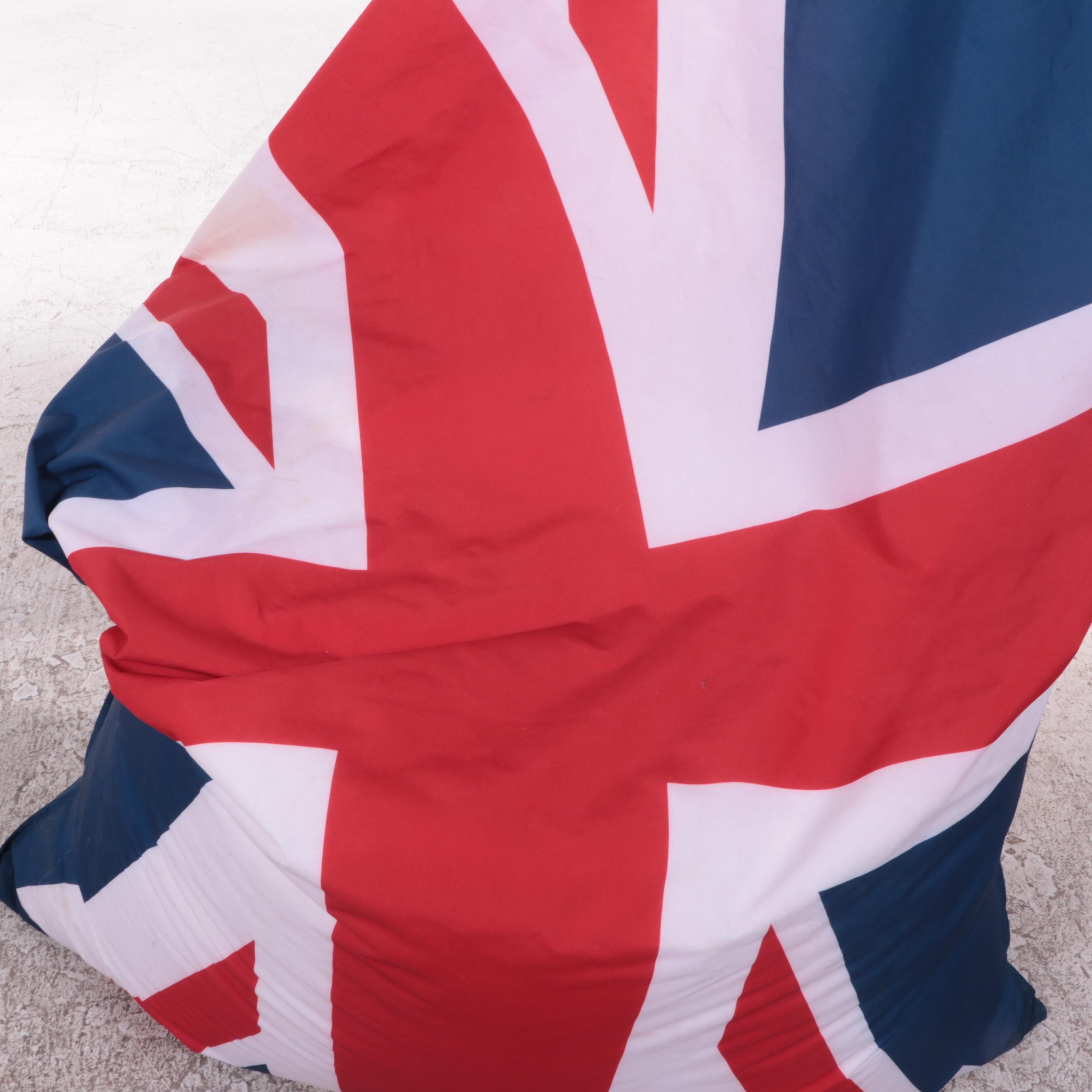 Sitting Bull LLC "God Save the Queen" Union Jack Bean Bag Chair