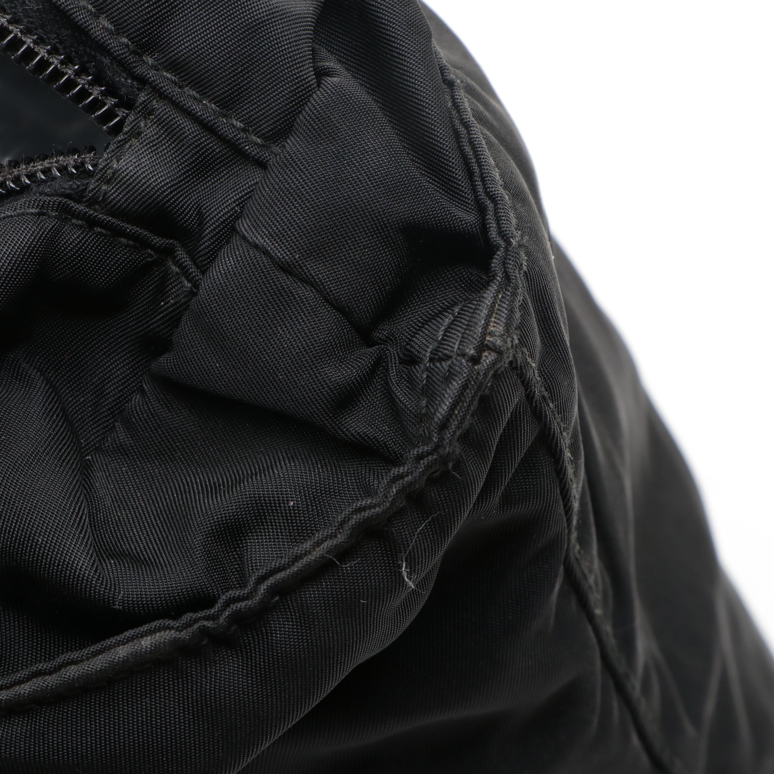 Prada Shoulder Bag in Black Nylon Twill