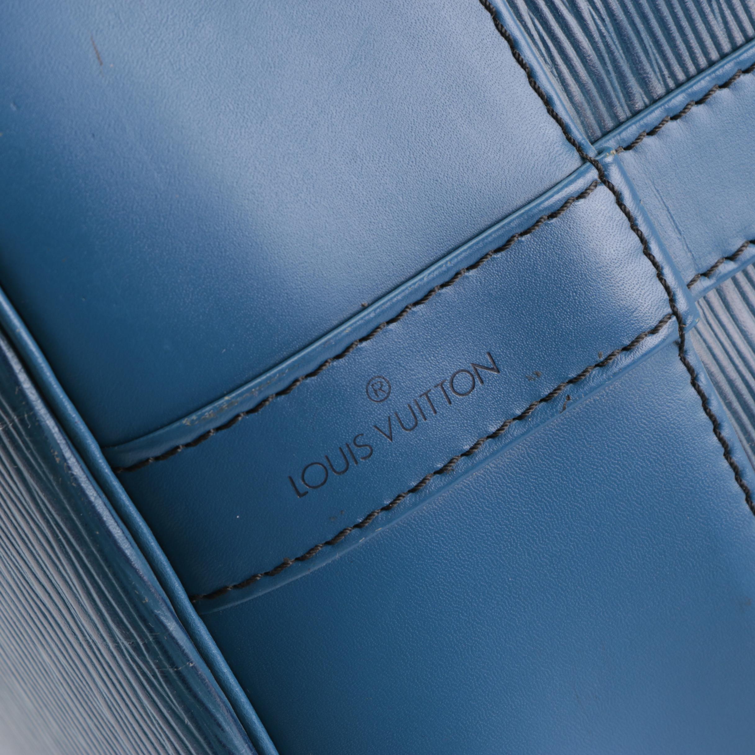 Louis Vuitton Randonnée Backpack in Toledo Blue Epi and Smooth Leather