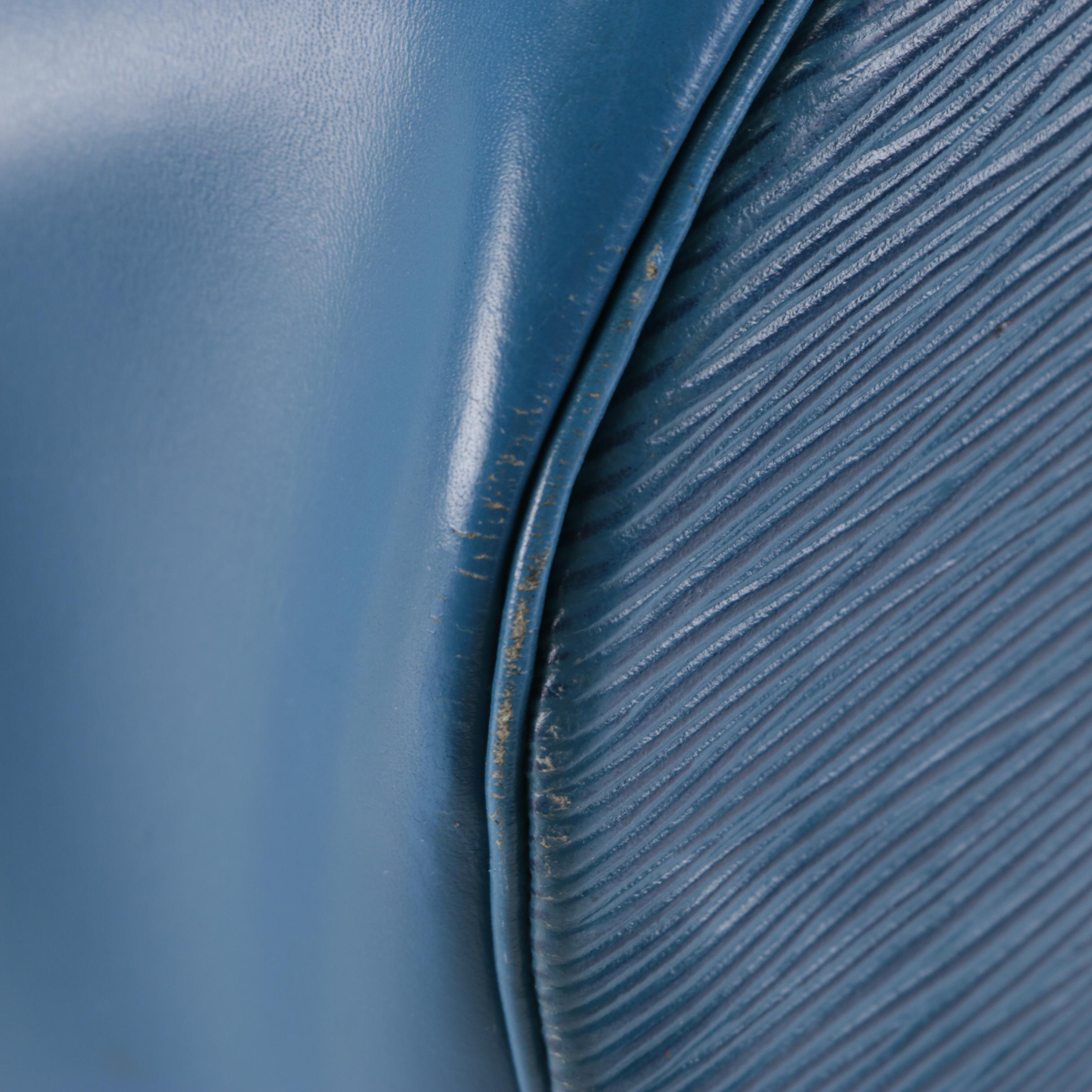 Louis Vuitton Randonnée Backpack in Toledo Blue Epi and Smooth Leather