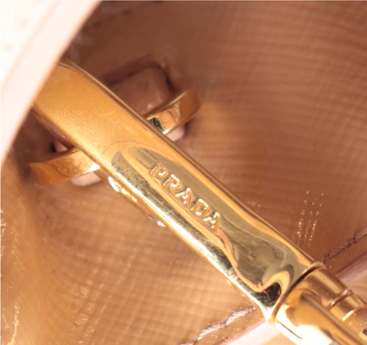 Prada Shopper Tote in Patent Saffiano Leather