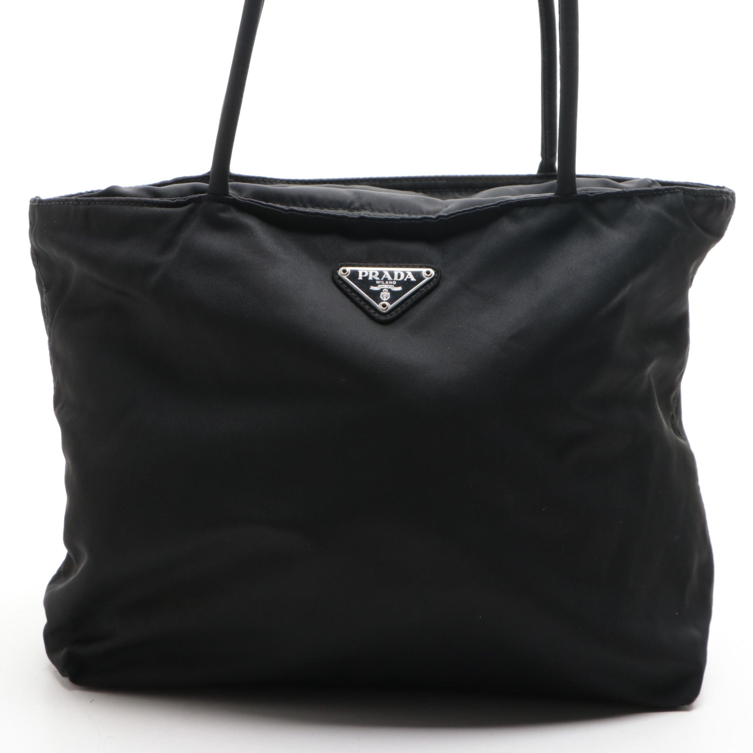 Prada Shoulder Bag in Black Nylon Twill