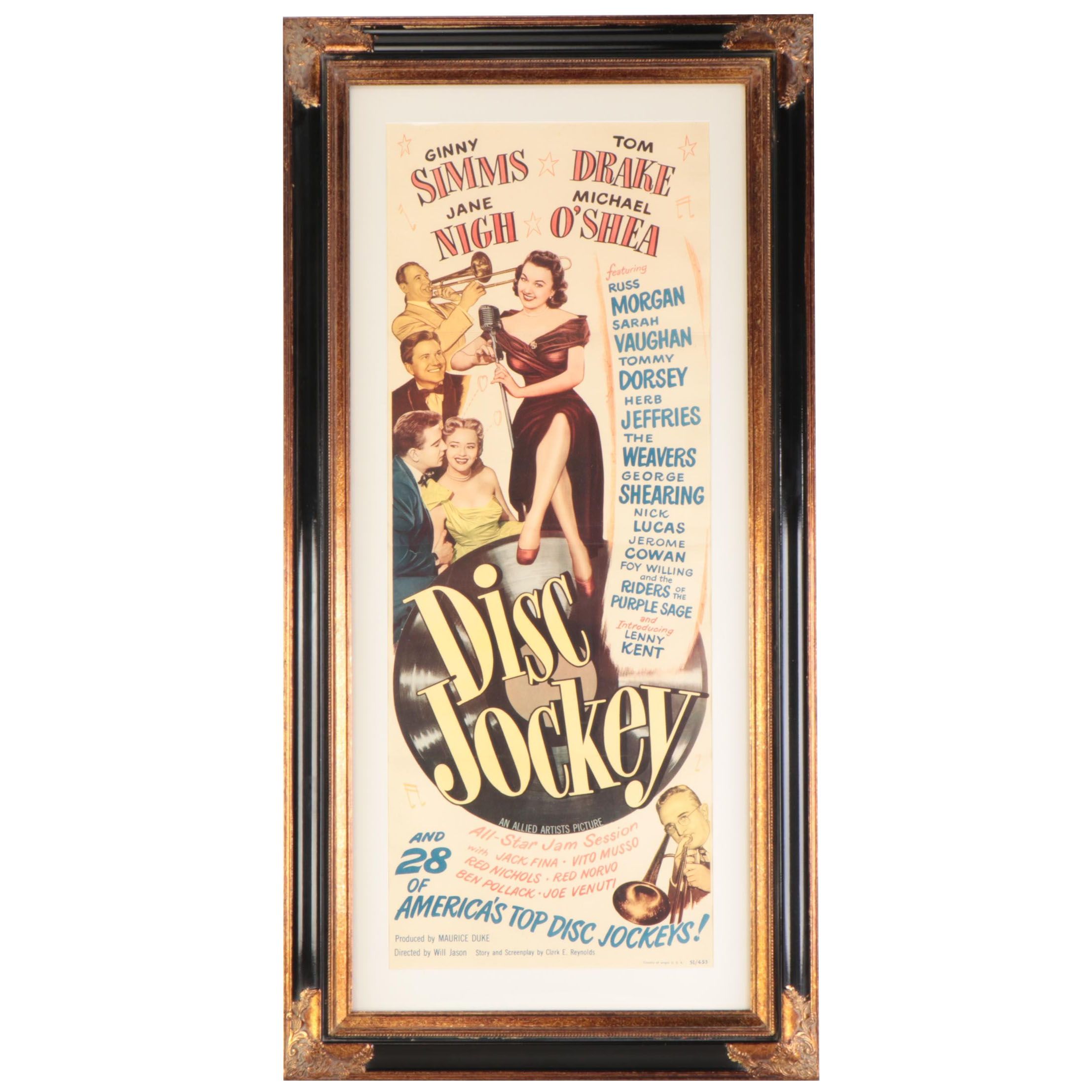 "Disc Jockey" Giclée Movie Poster