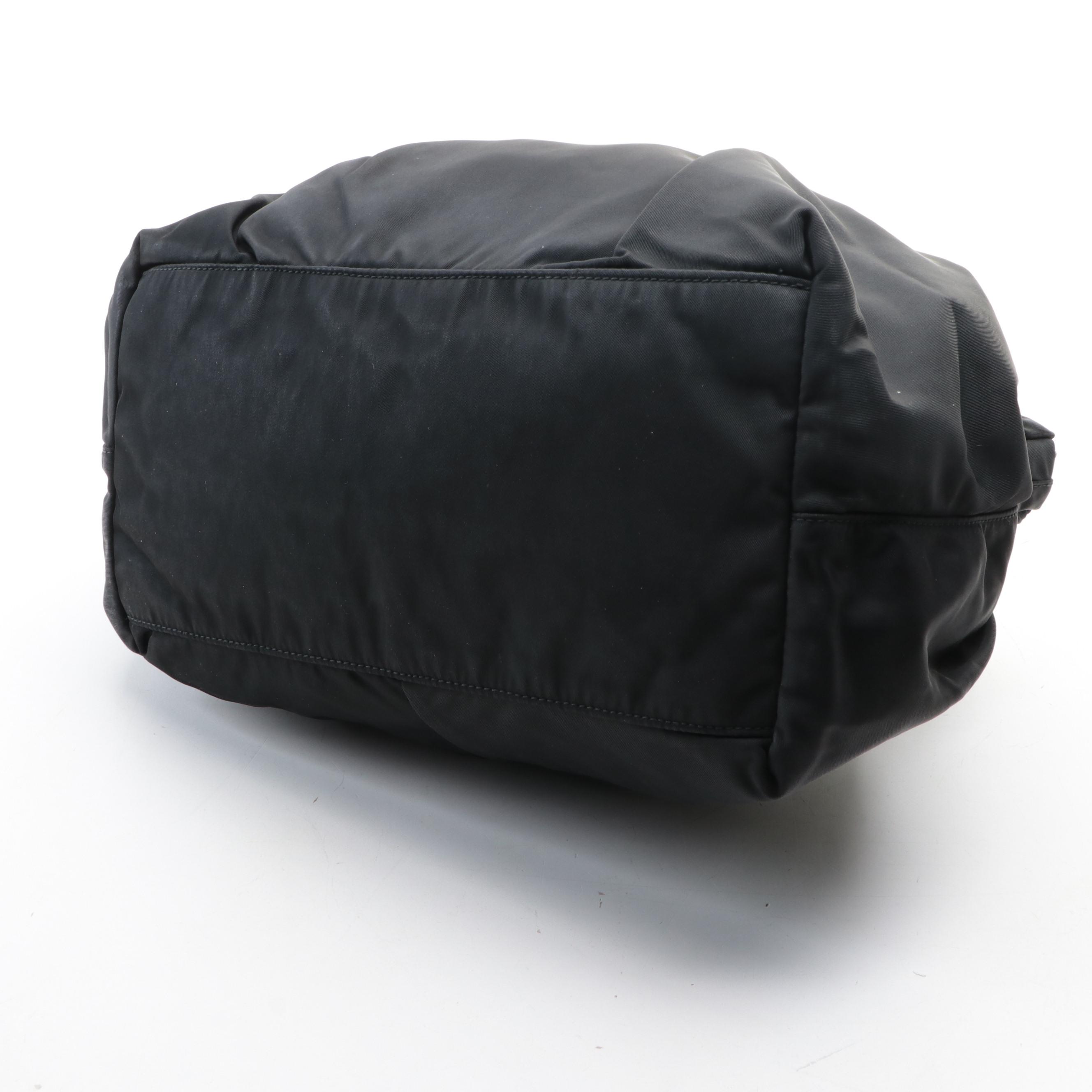 Prada Tessuto Nylon Drawstring Handbag