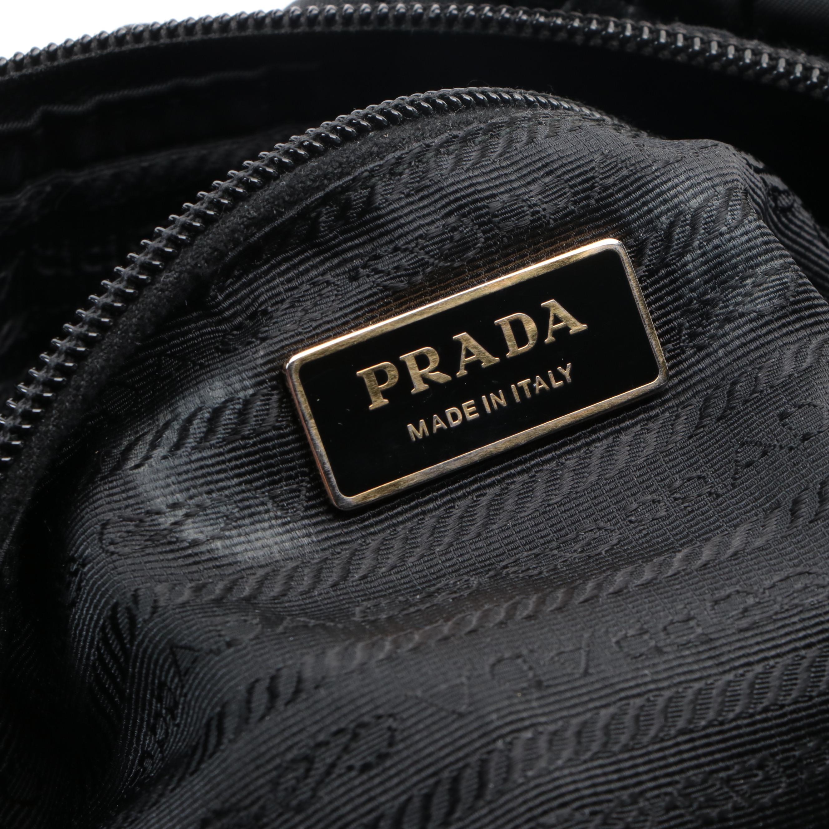 Prada Tessuto Nylon Drawstring Handbag