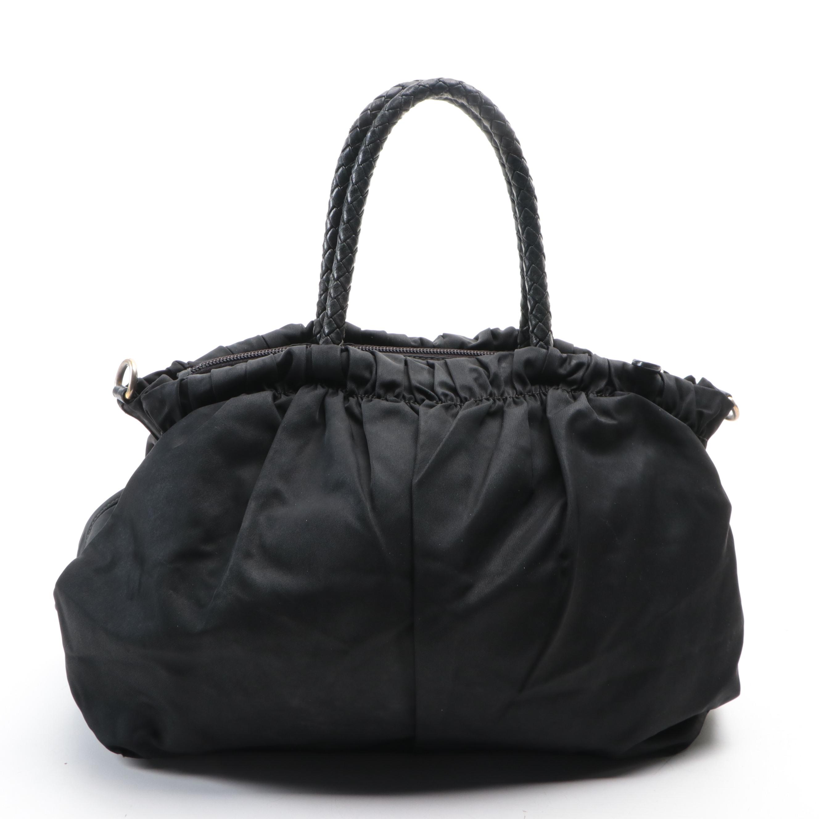 Prada Tessuto Nylon Drawstring Handbag